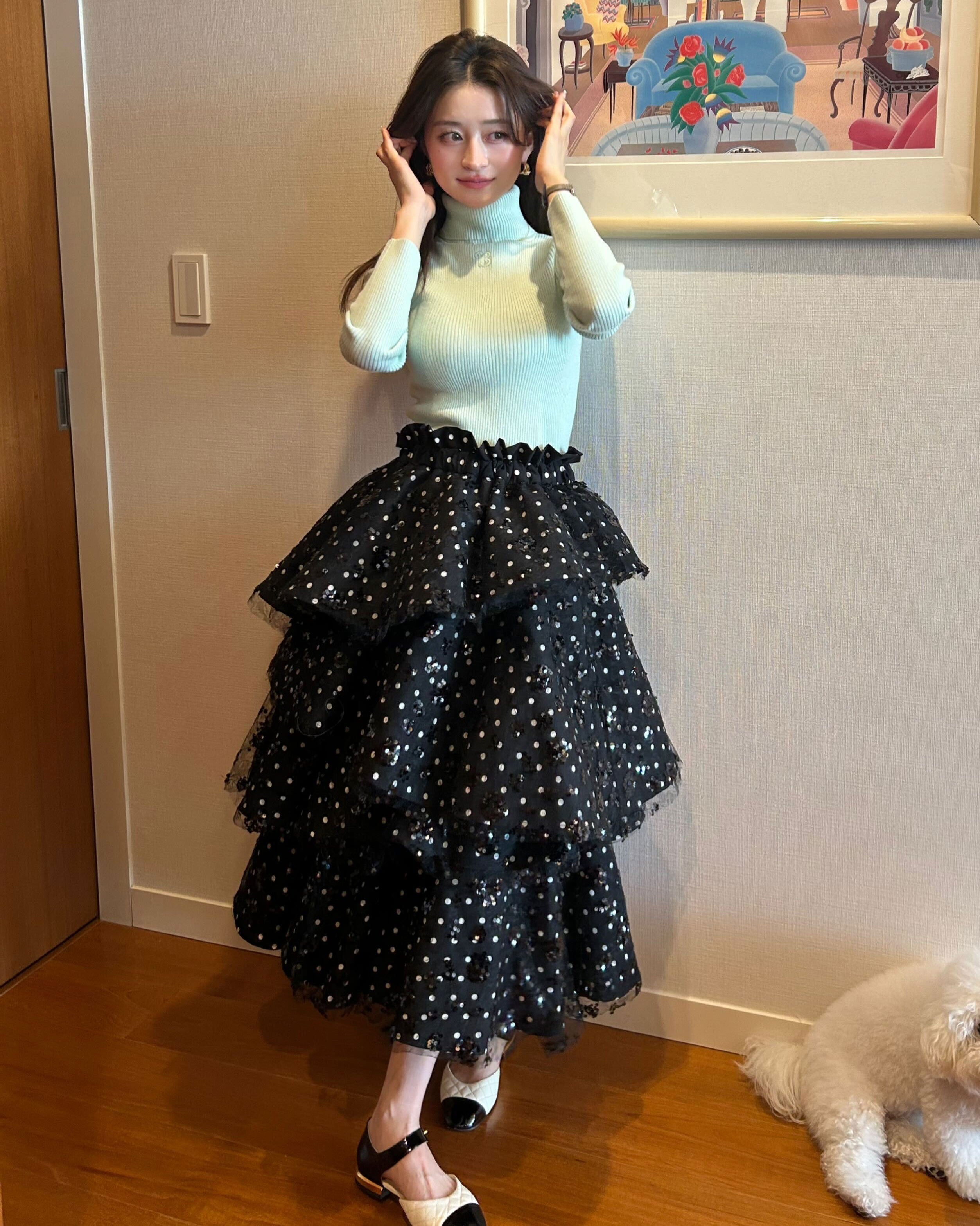 MIA DOT SKIRT/158cm/着用サイズF