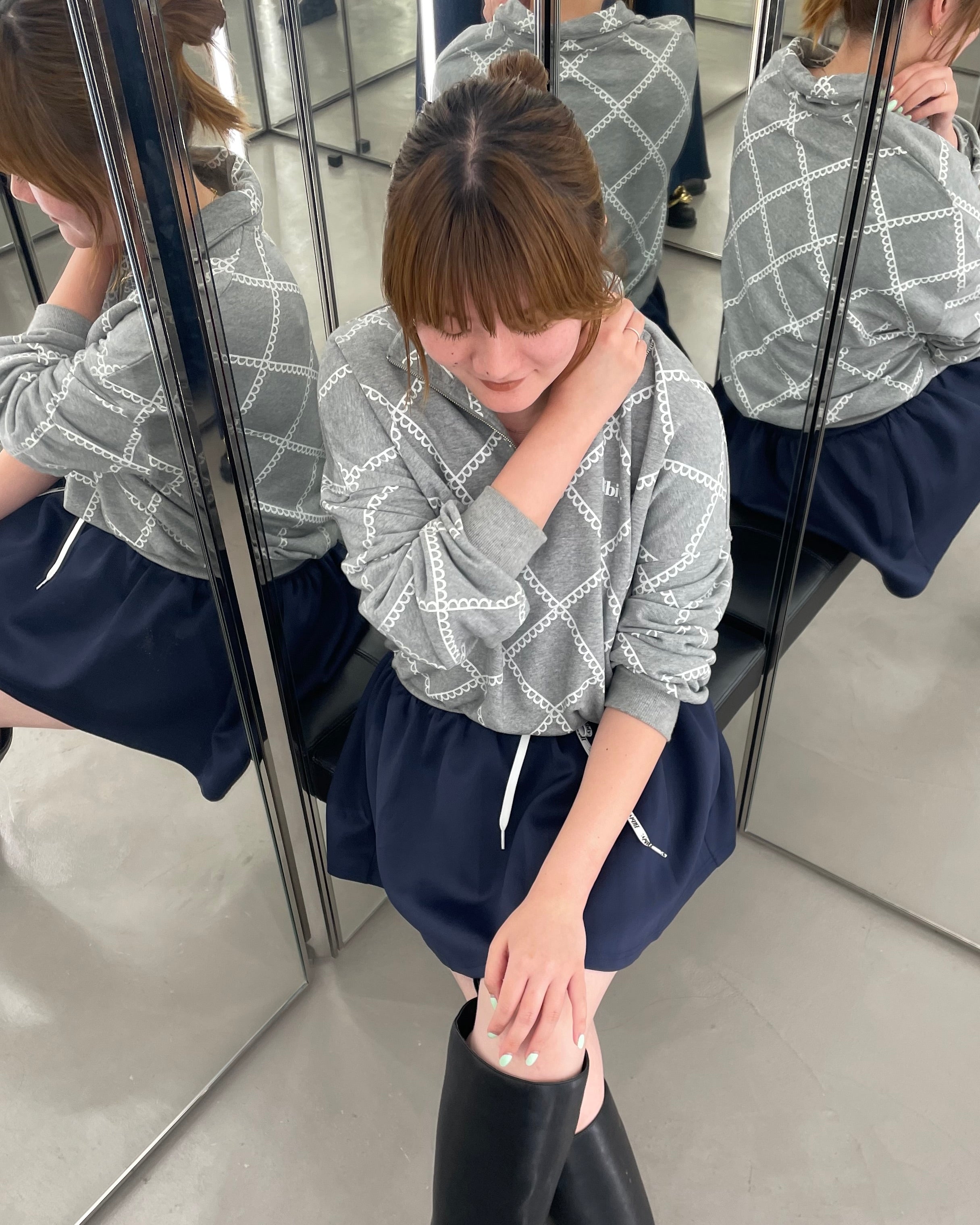 NELLY MINI SKIRT/166cm/着用サイズF