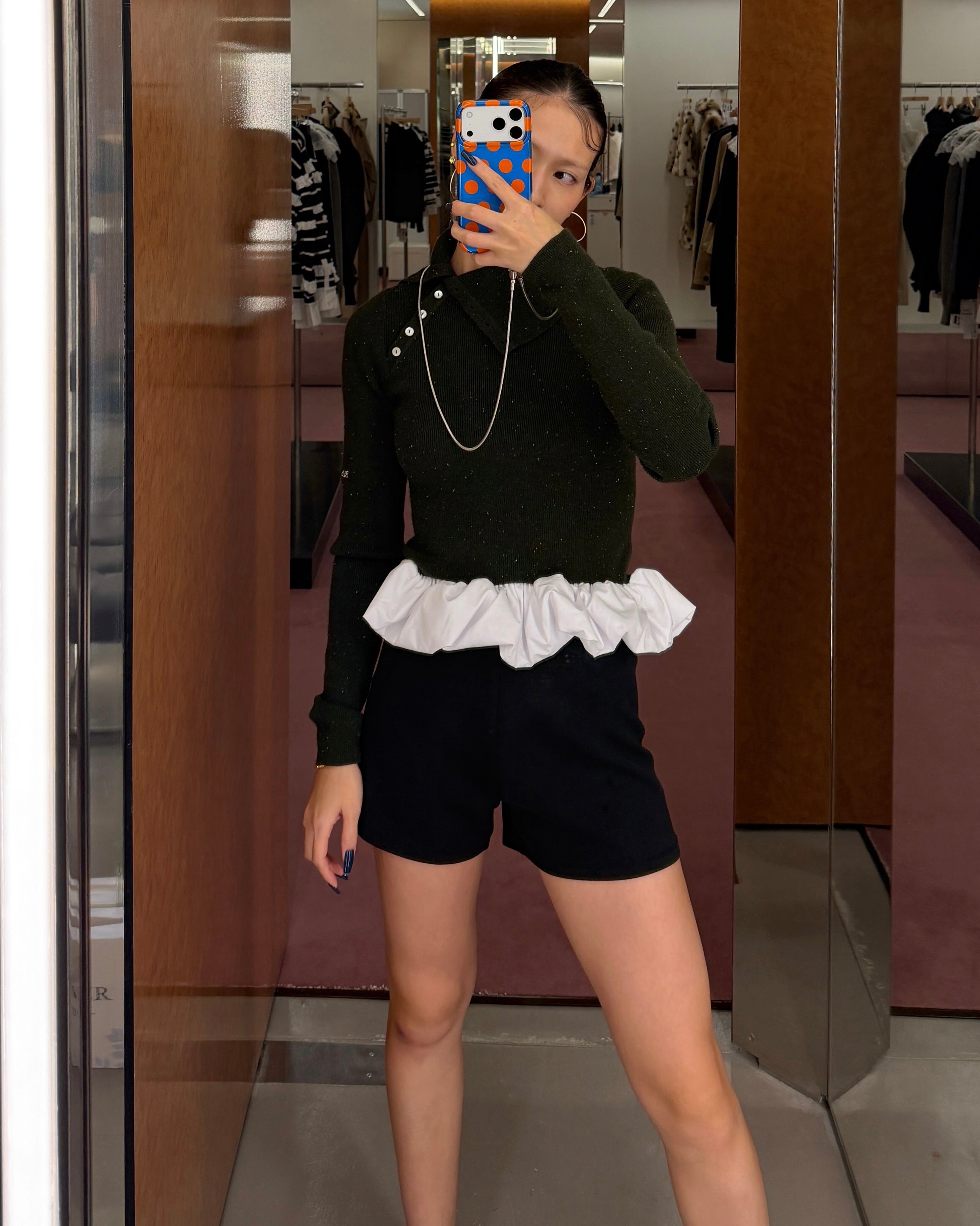 JELLY BEAN PEPURAMU KNIT/164cm/着用サイズF