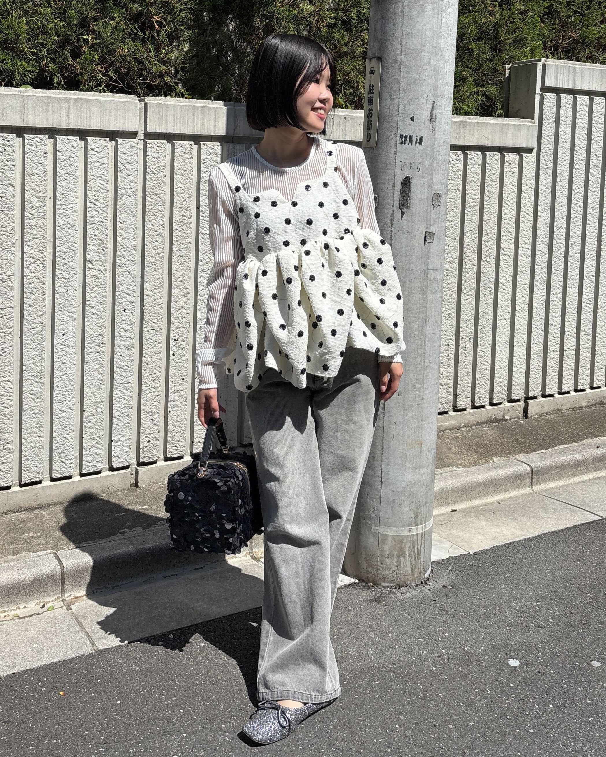 BIANCA BLOSSOM TOP/159cm/着用サイズF