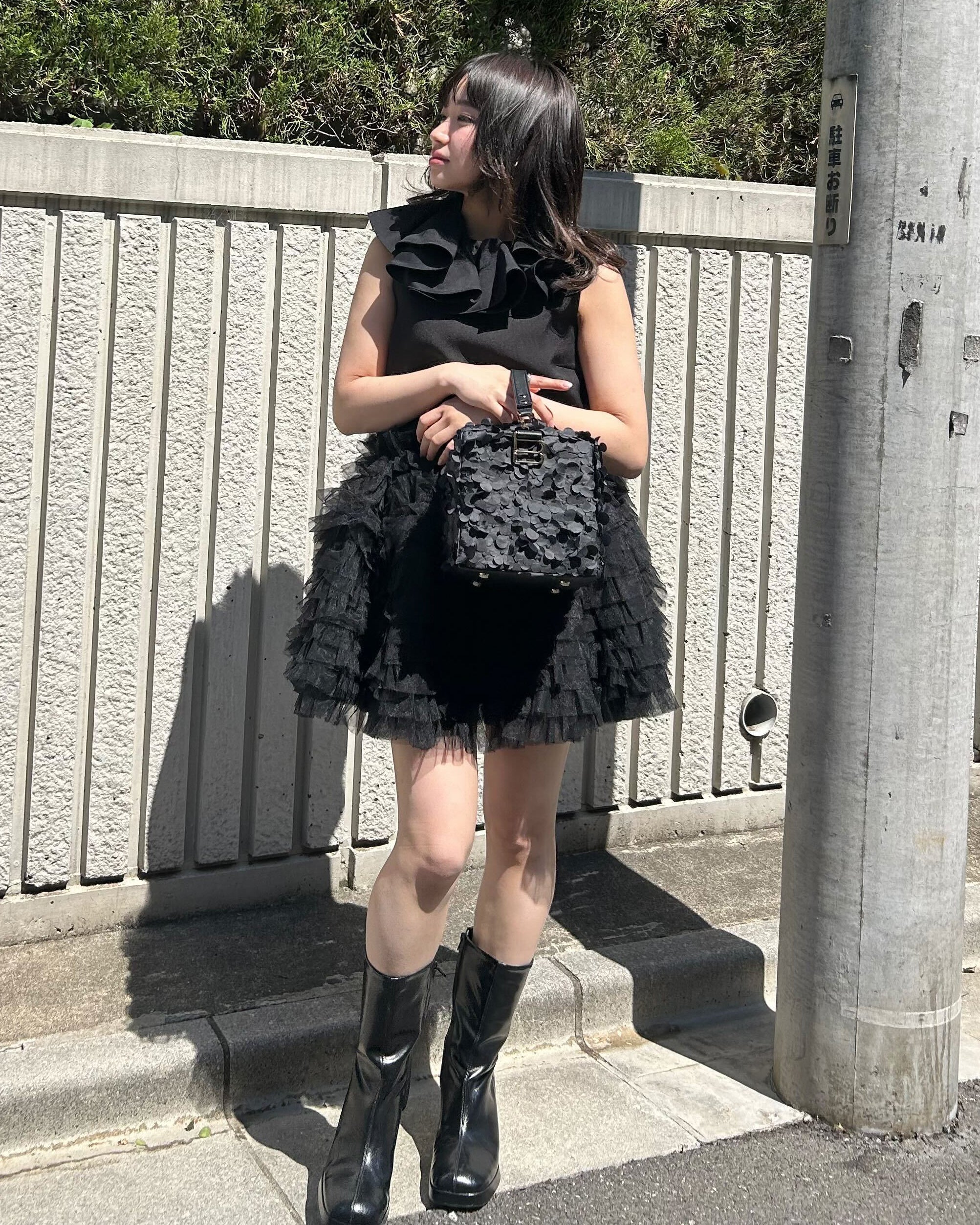 DOROTHY RIBBON TOP/154cm/着用サイズF