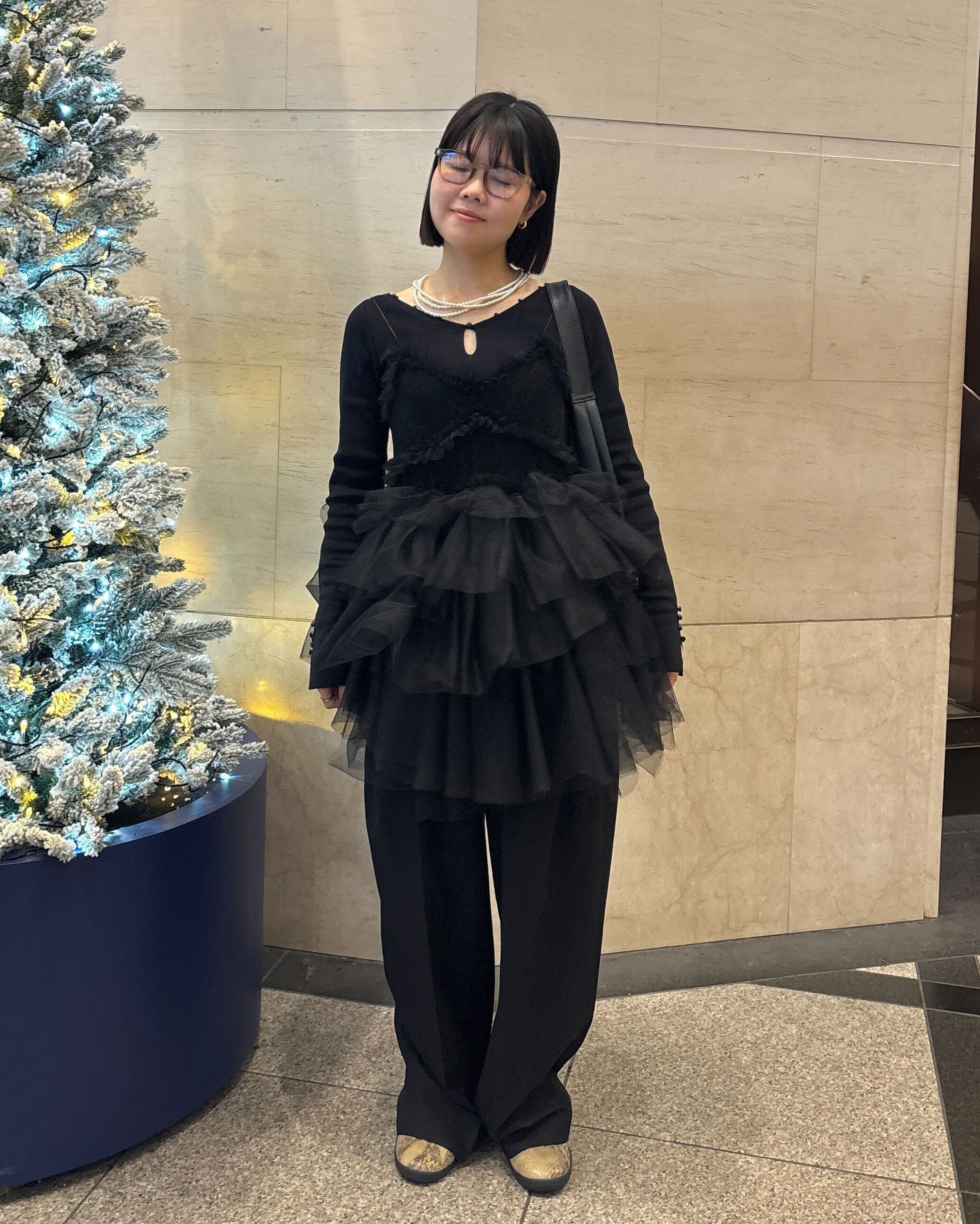 DELPHINE KNIT/159cm/着用サイズF