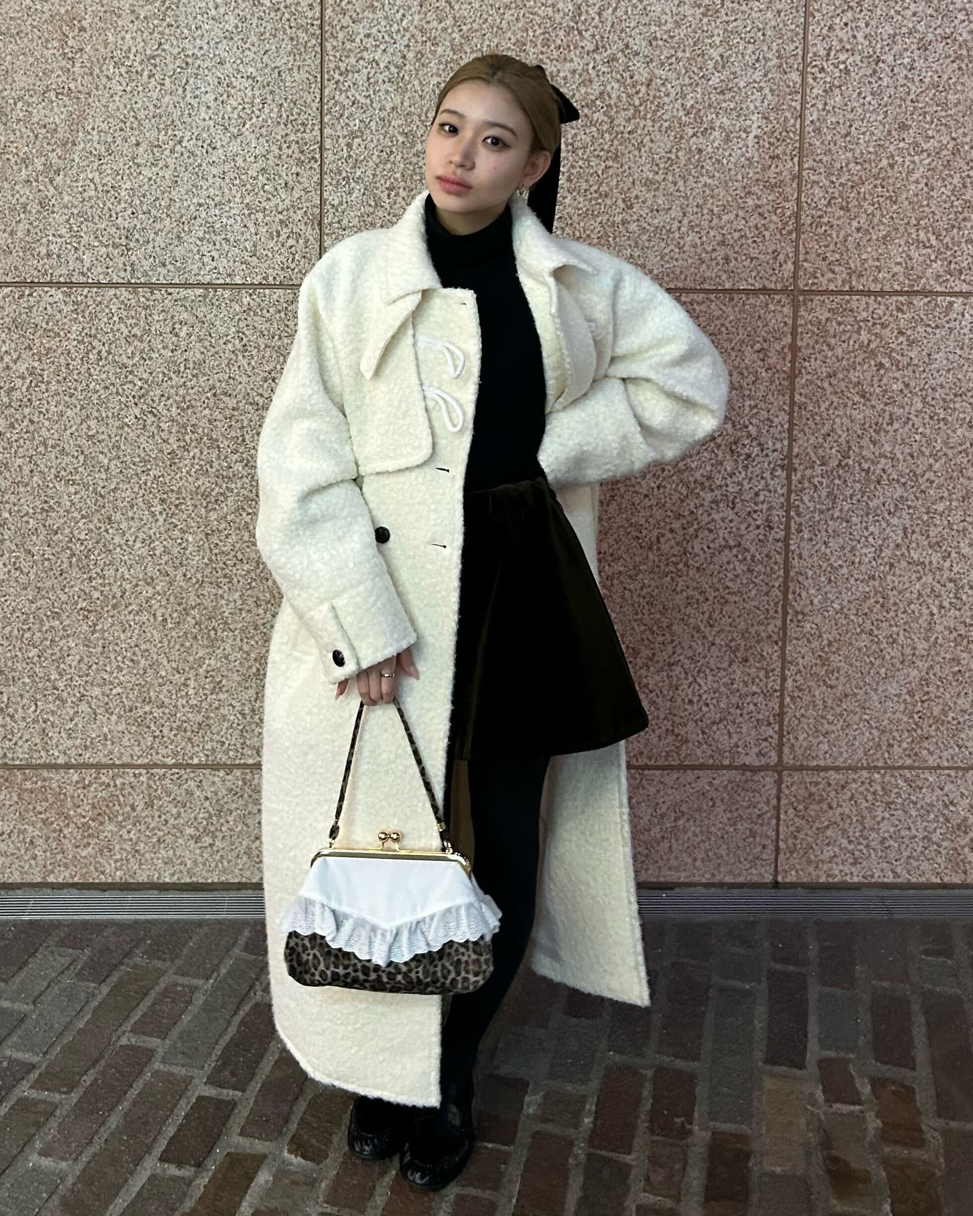 MANON DUFFLE COAT/154cm/着用サイズF