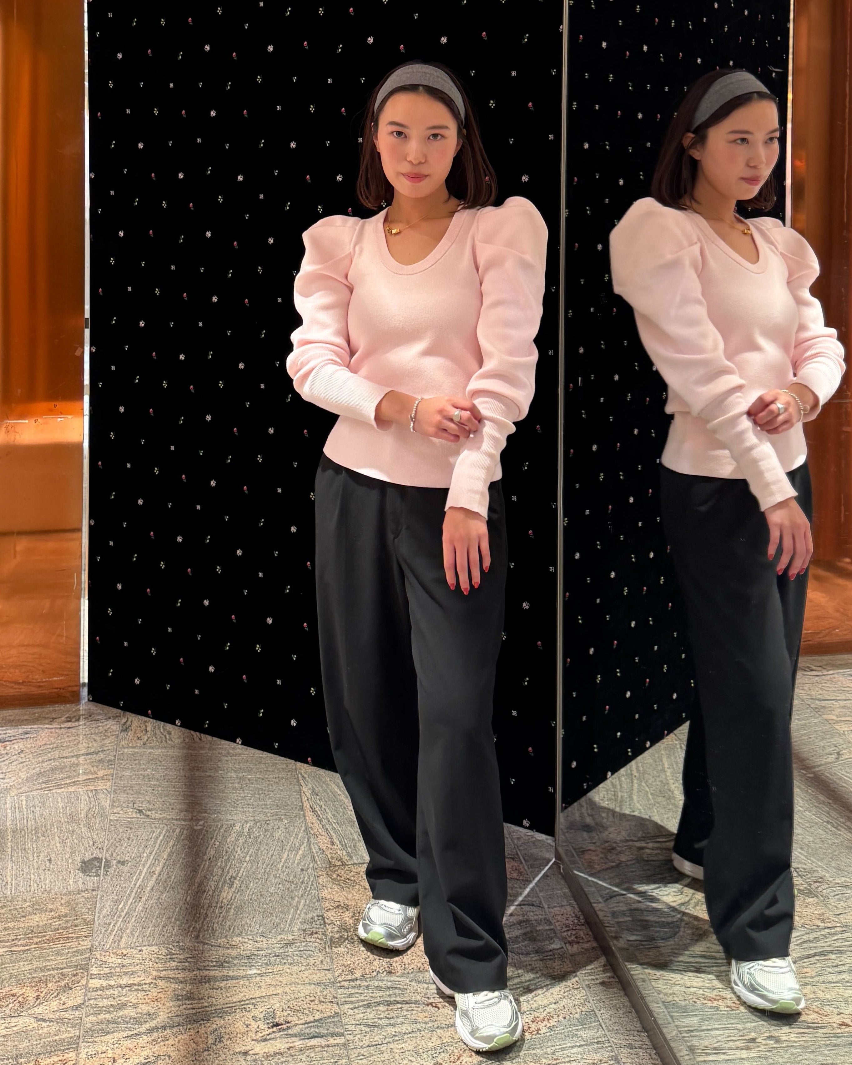 EFFIE PUFF KNIT/155cm/着用サイズF