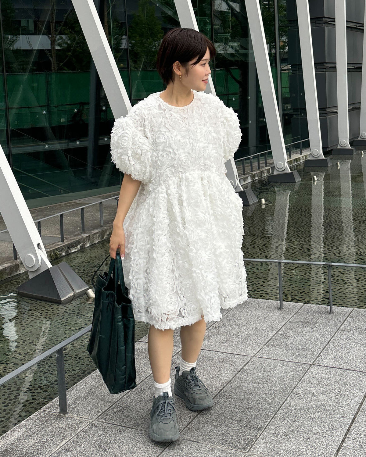 FLORENCE MINI DRESS/159cm/着用サイズF｜Bibiy 