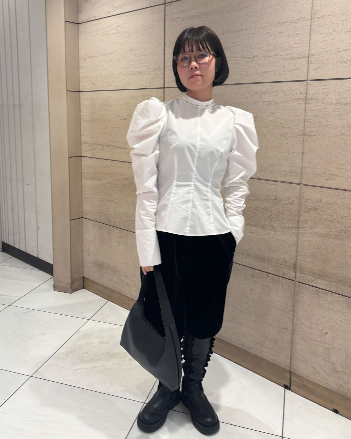 RAFAELLA BLOUSE/159cm/着用サイズF｜Bibiy