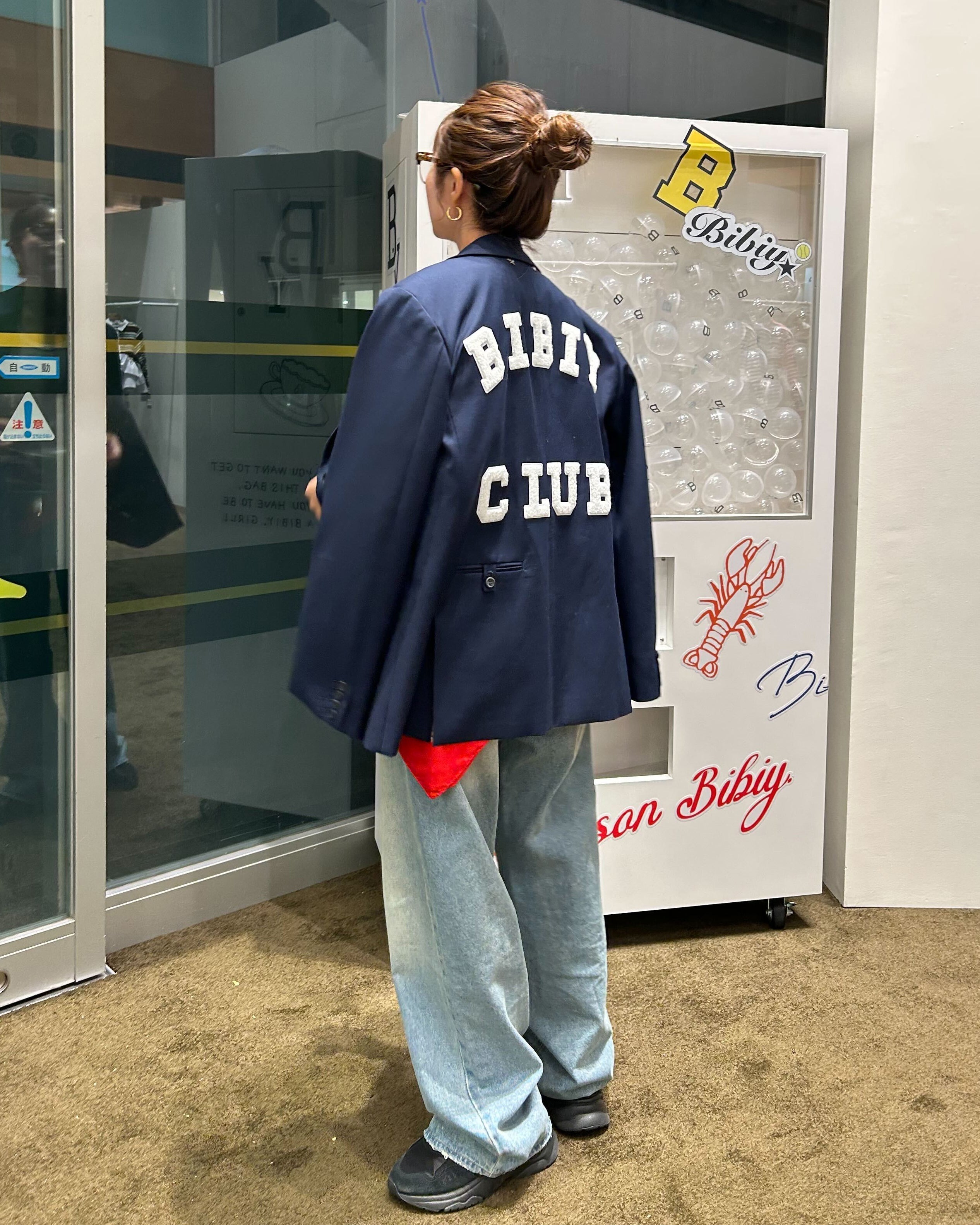 BIBIY. FADED DENIM/160cm/着用サイズM
