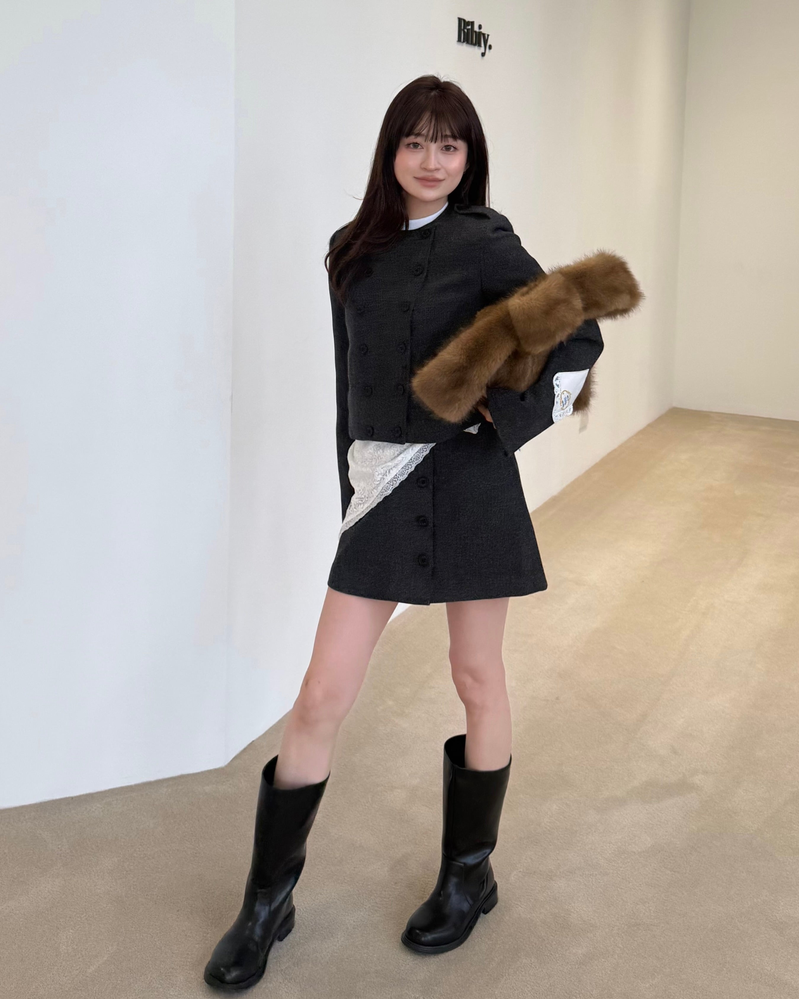 B. RIDING BOOTS/158cm/着用サイズM