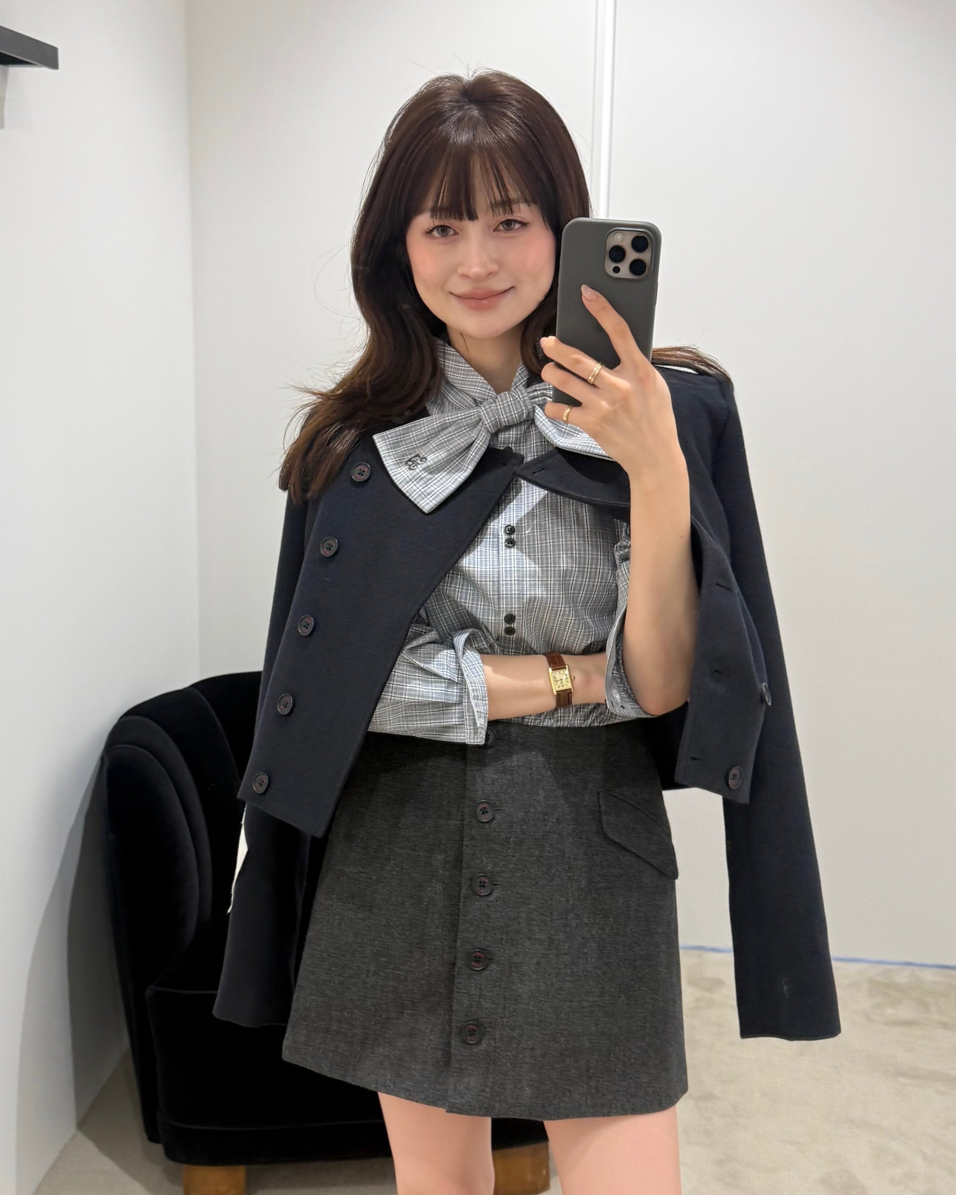 CHEZ BIBIY. MINI SKIRT/158cm/着用サイズS