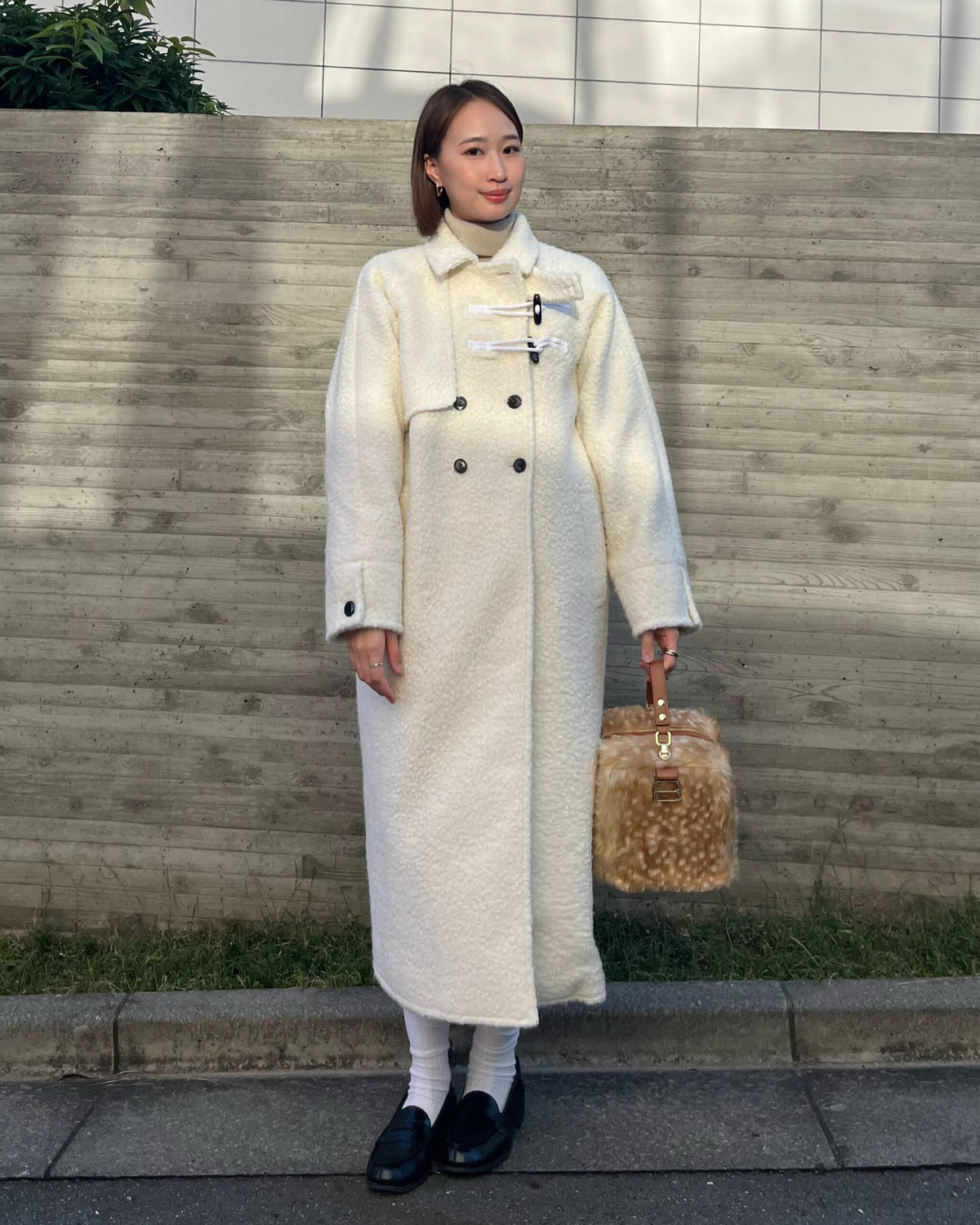 MANON DUFFLE COAT/167cm/着用サイズF｜Bibiy