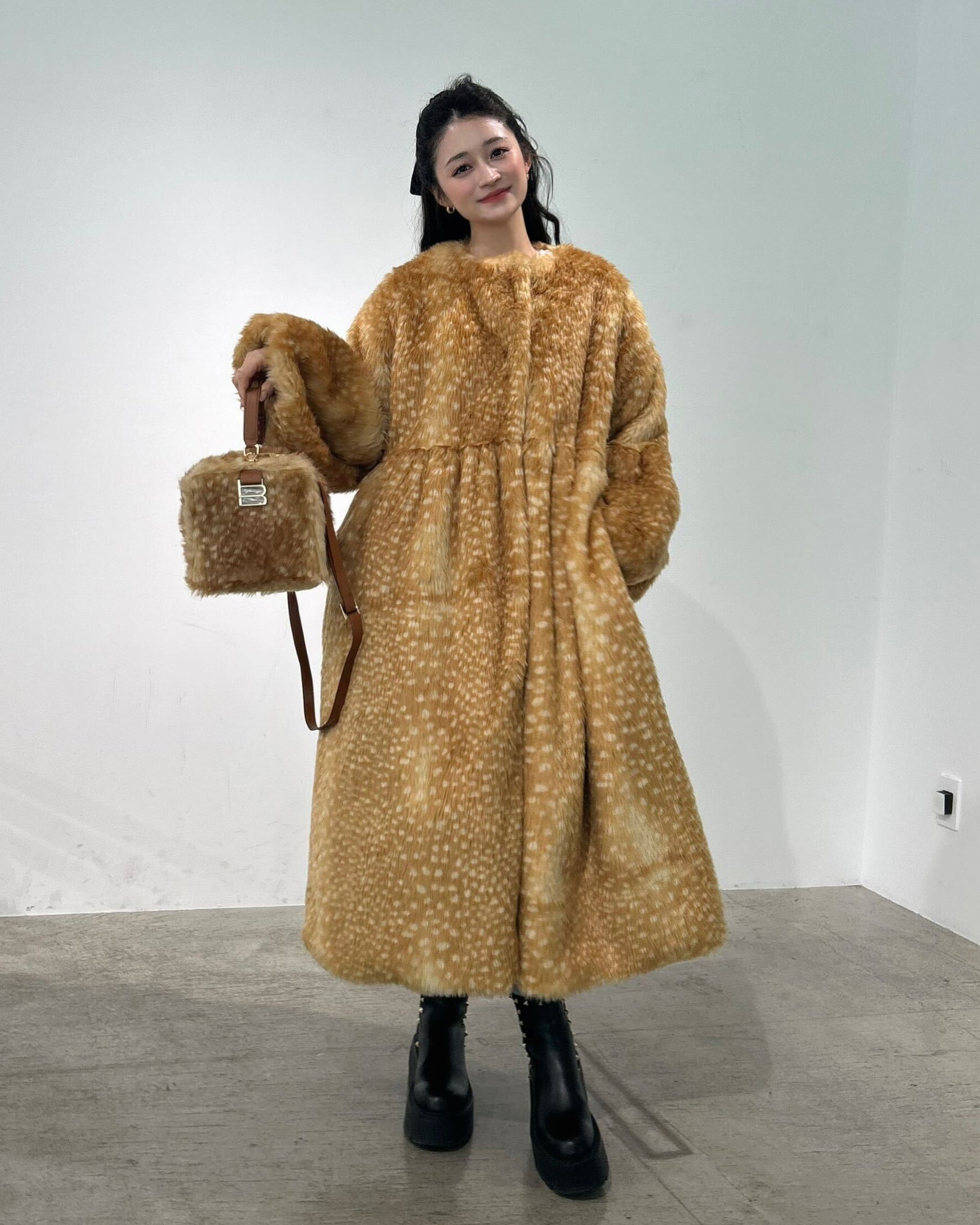 MIRIAM FUR COAT/158cm/着用サイズF