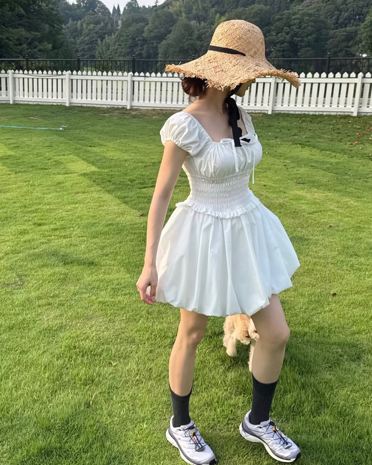 ELODIE MINI DRESS/158cm/着用サイズF