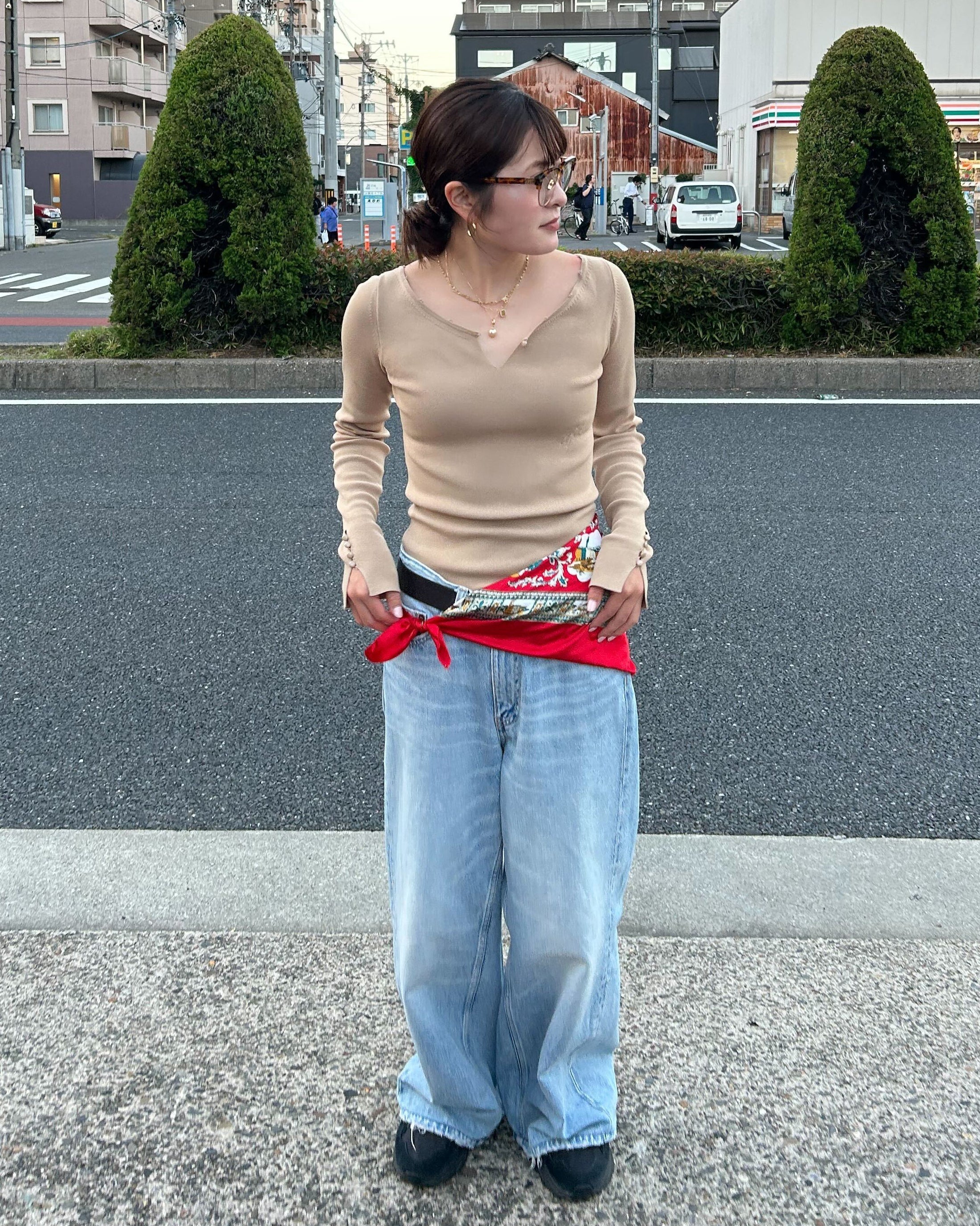 DELPHINE KNIT/160cm/着用サイズF