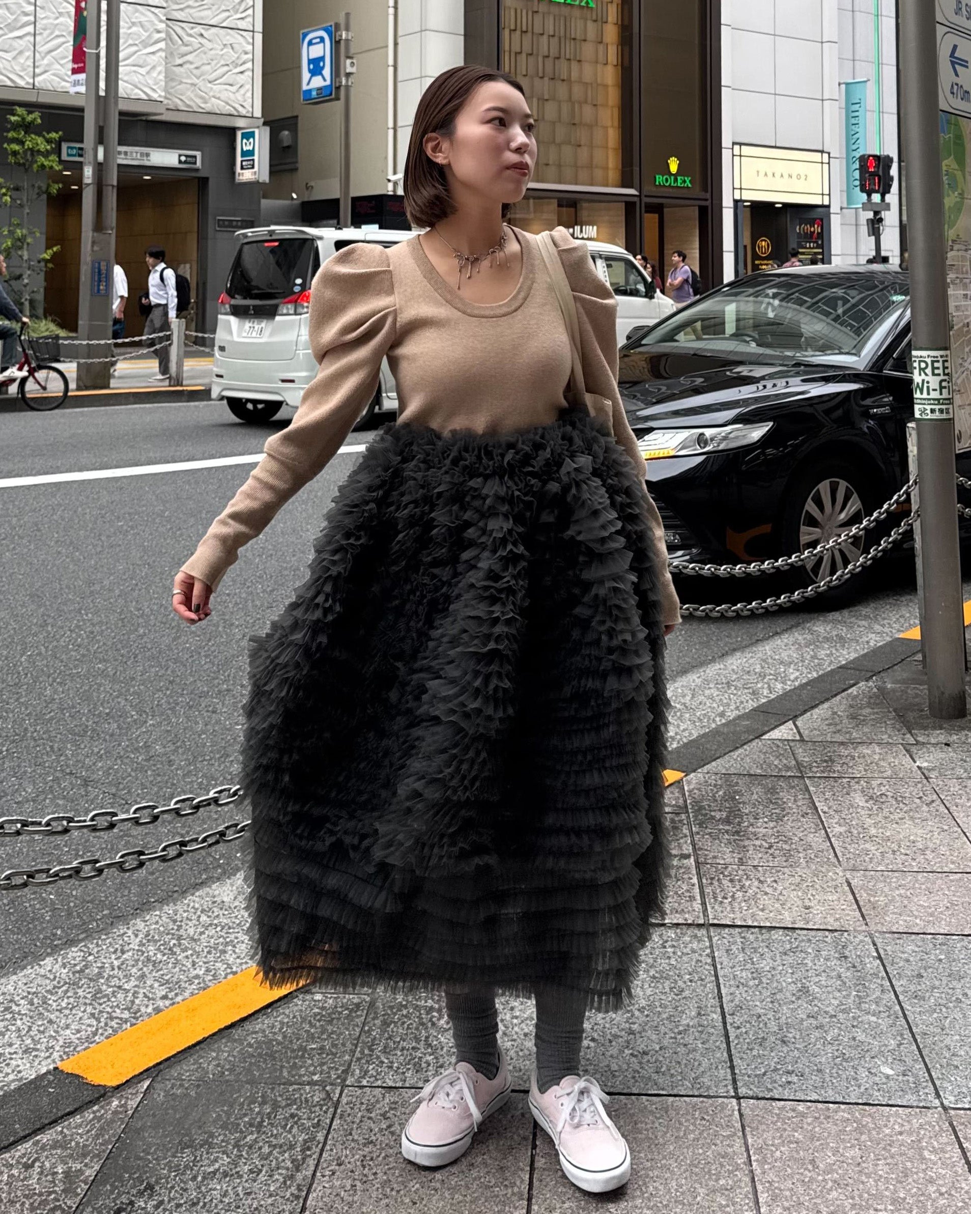 EFFIE PUFF KNIT/155cm/着用サイズF