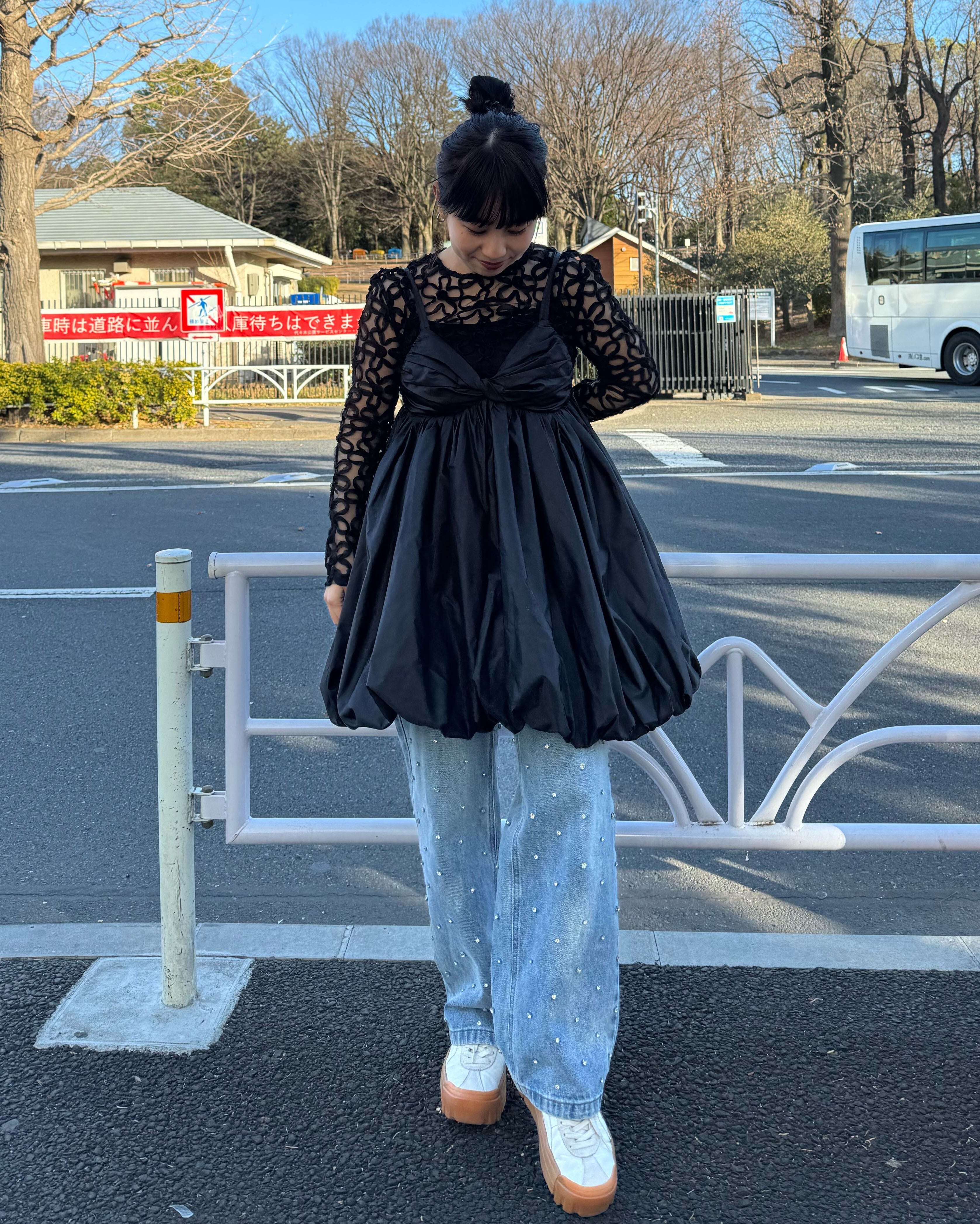 DAISY TULLE TOP/155cm/着用サイズF