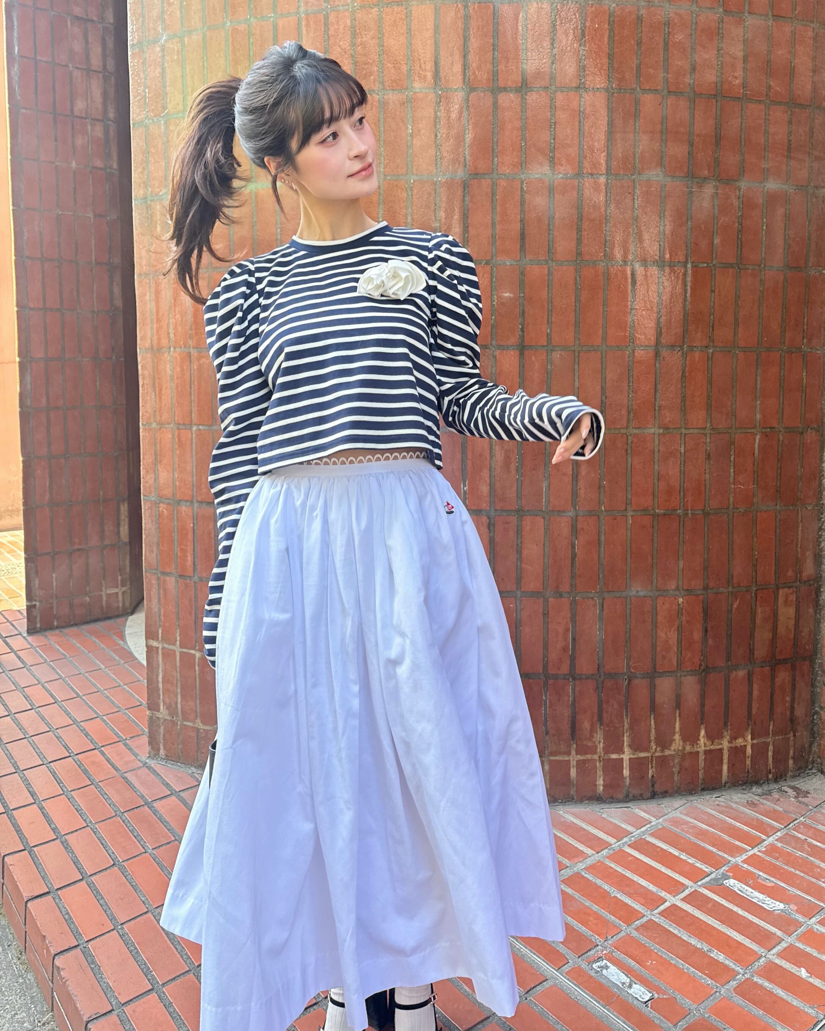 B BOAT CLUB SKIRT/158cm/着用サイズS