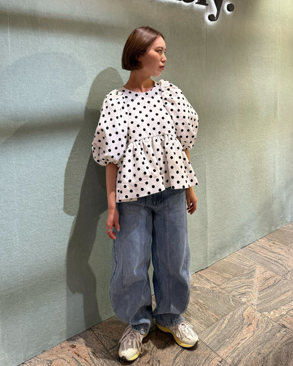 Betty Dot Top/155cm/Wear Size F｜Bibiy