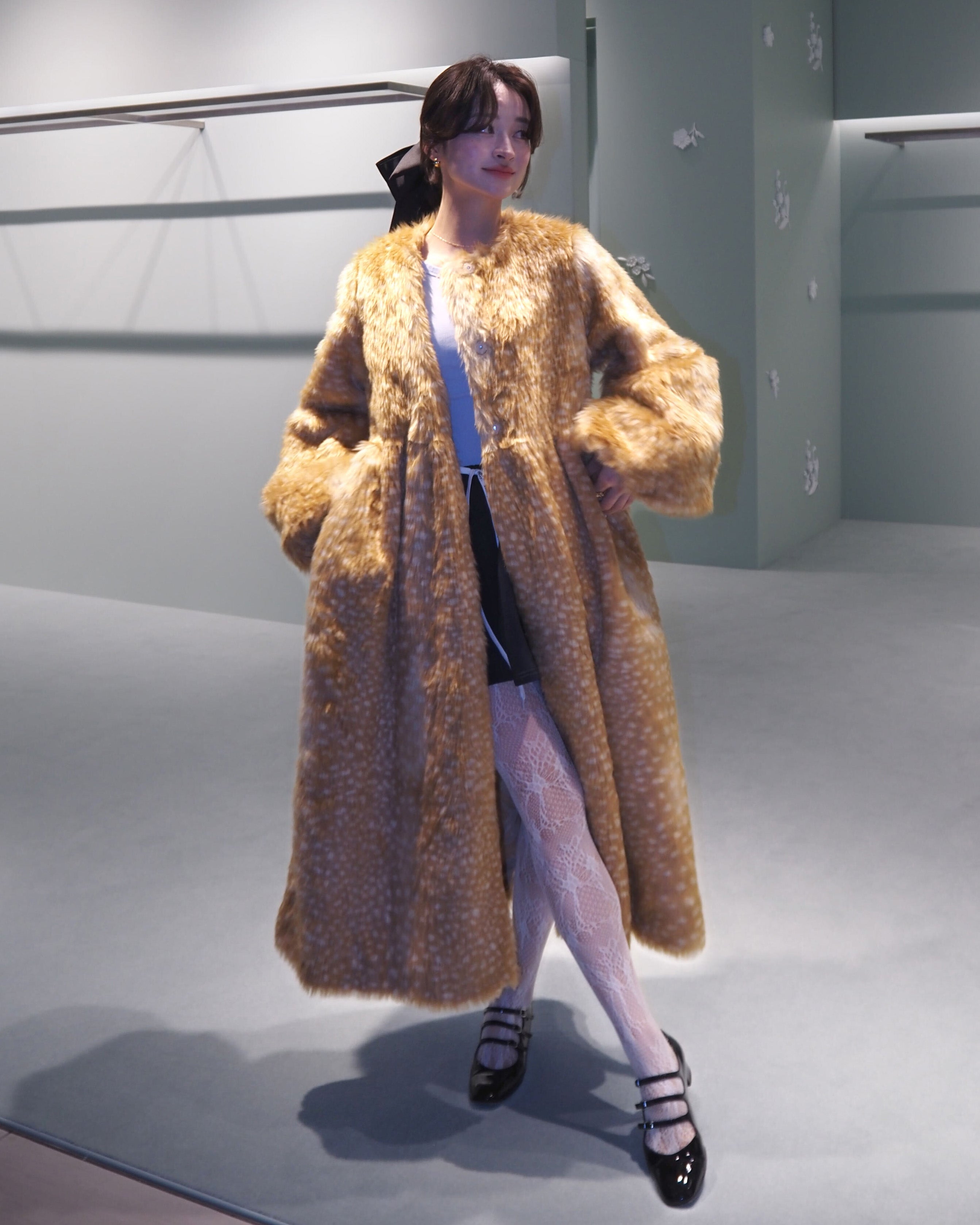 MIRIAM FUR COAT/158cm/着用サイズF