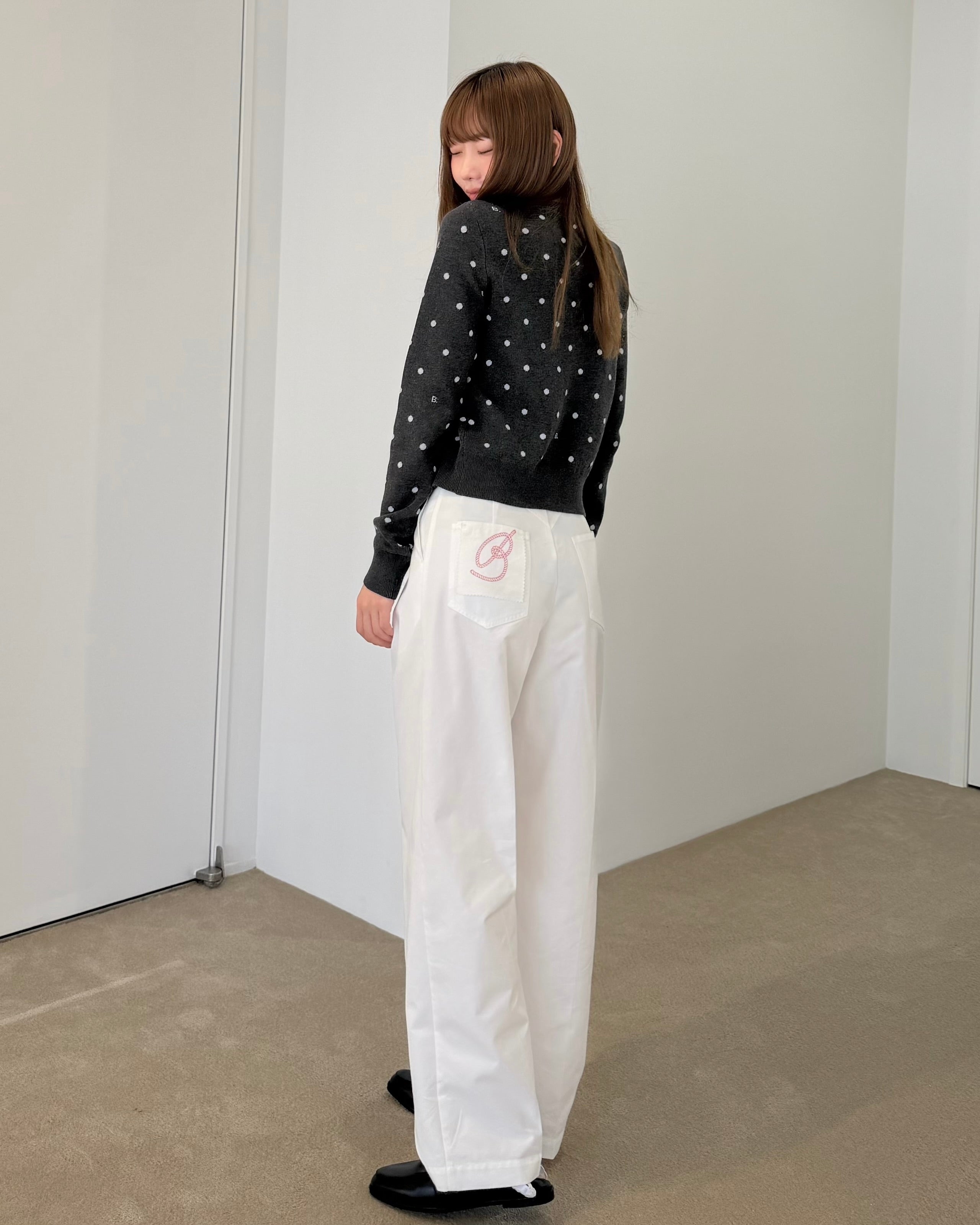 BETTY DOT CARDIGAN/165cm/着用サイズF