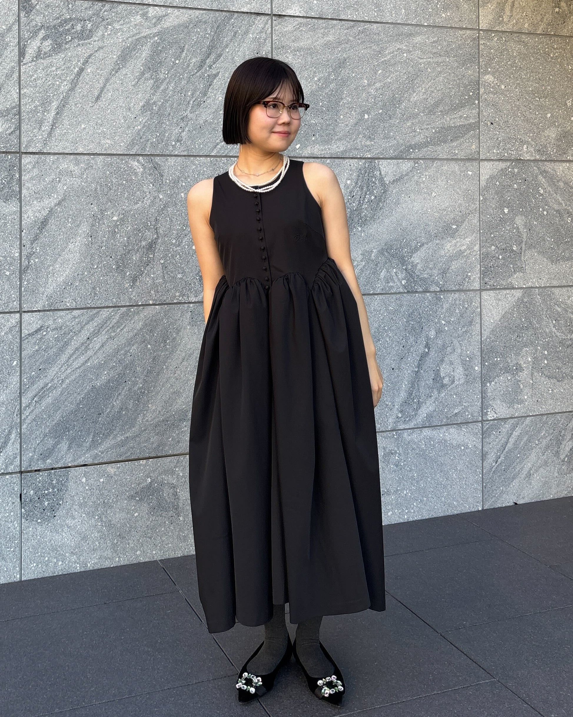 CHIARA DRESS/159cm/着用サイズF