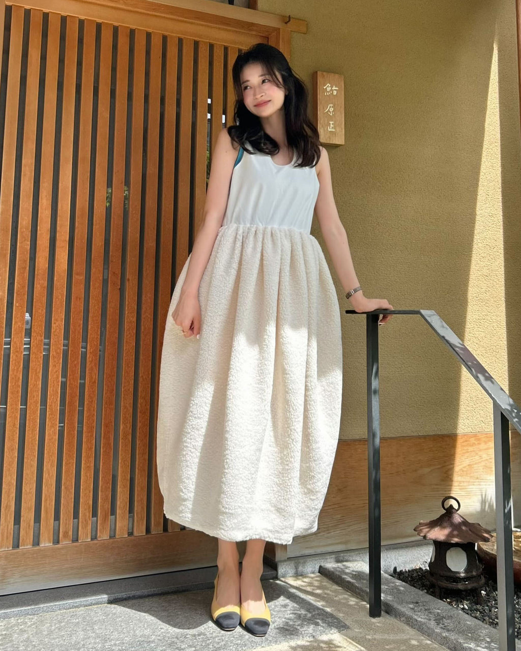 SABRINA DRESS/158cm/着用サイズF｜Bibiy