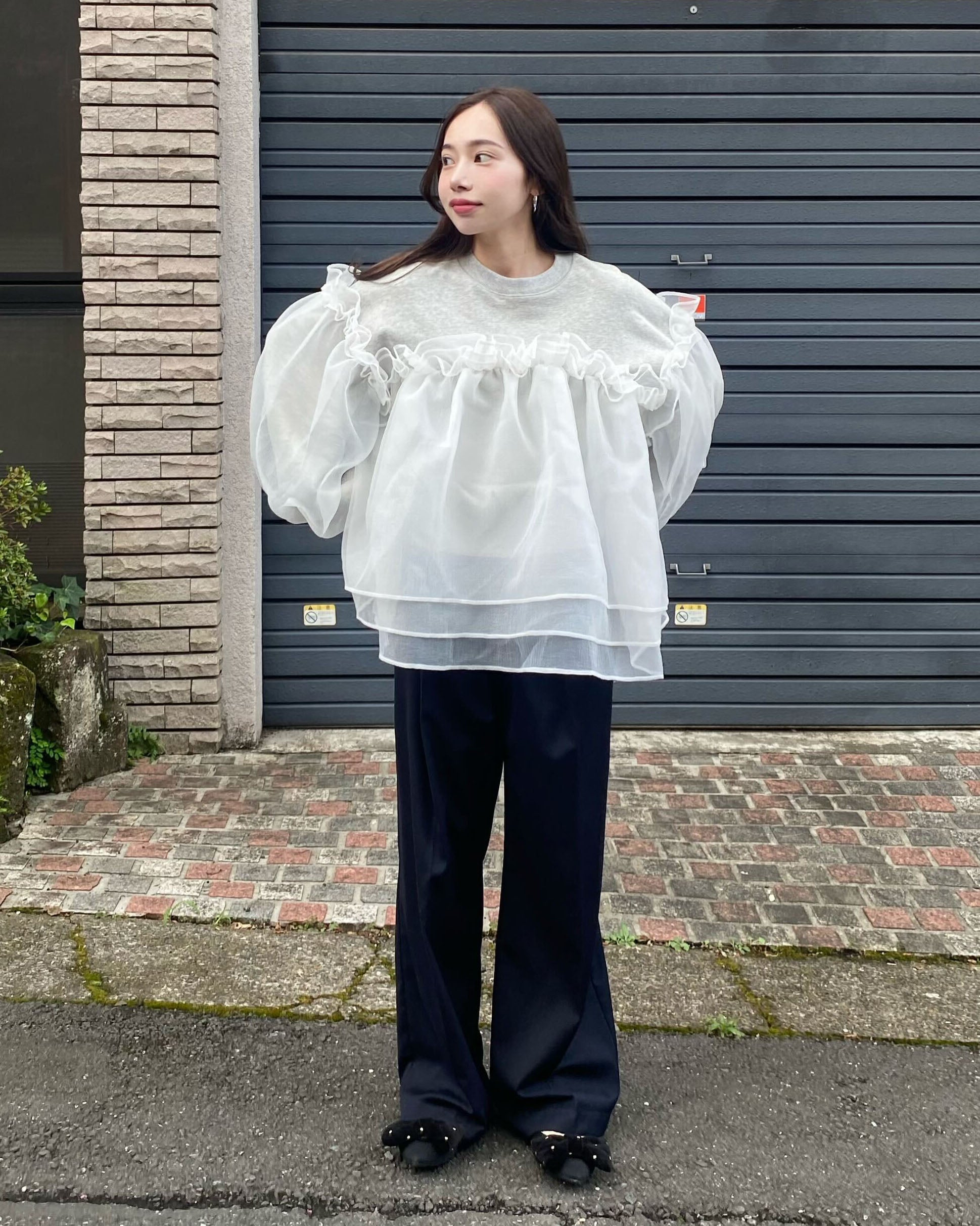 Anna Puff Top/157cm/마모 크기 f