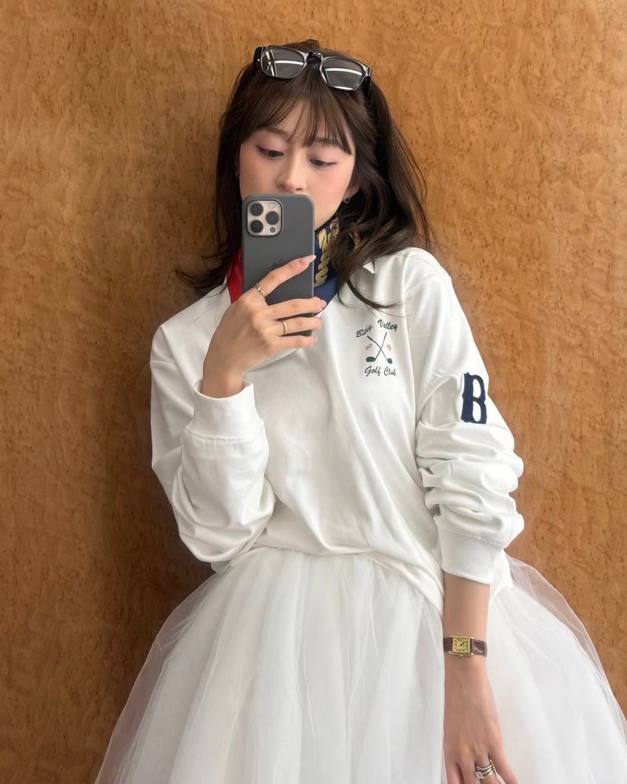 BIBIY. VALLEY CLUB TEE/158cm/着用サイズF