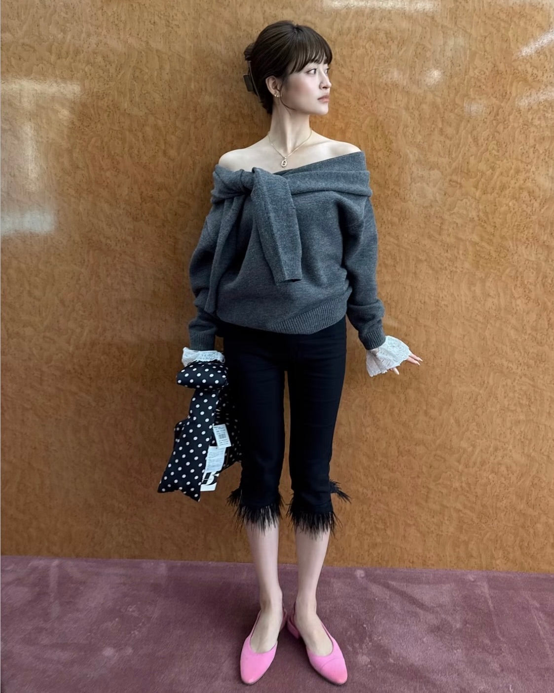 ELEONORE KNIT/158cm/着用サイズF