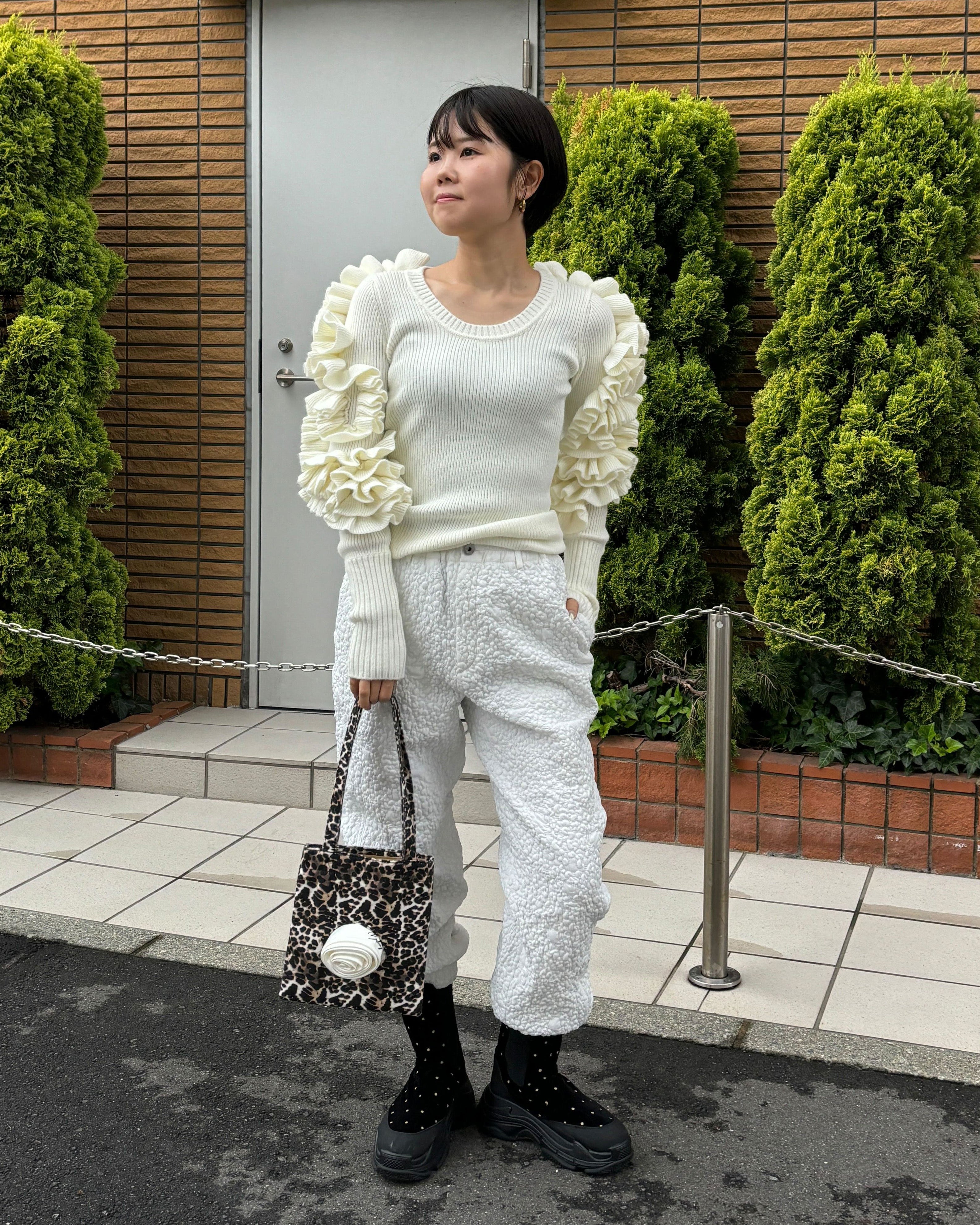 FLORENTINA FRILL KNIT/159cm/着用サイズF