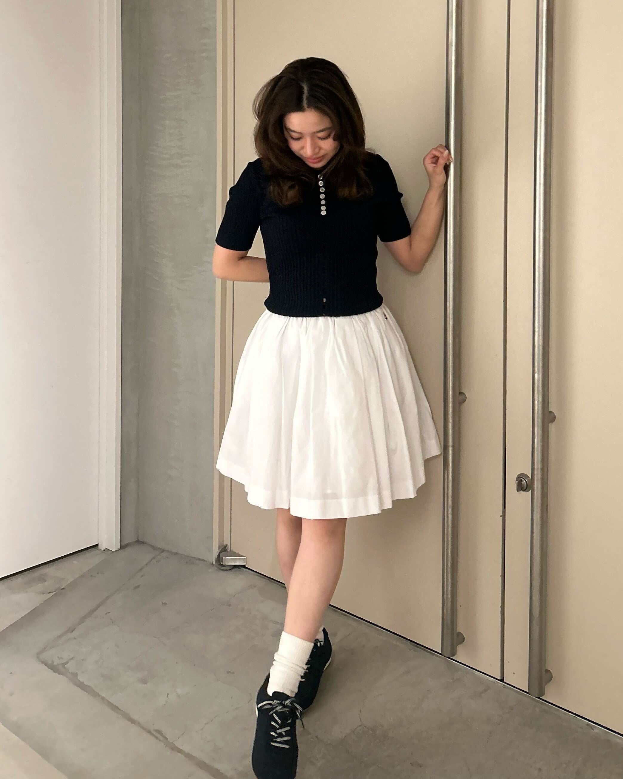 B BOAT CLUB MINI SKIRT/154cm/着用サイズS