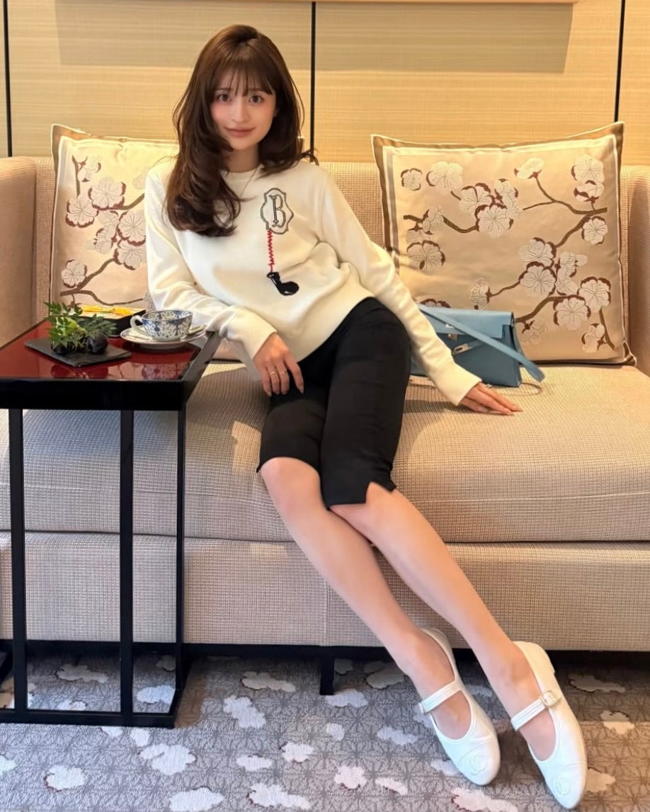 B. ROOM 076 KNIT/158cm/着用サイズF