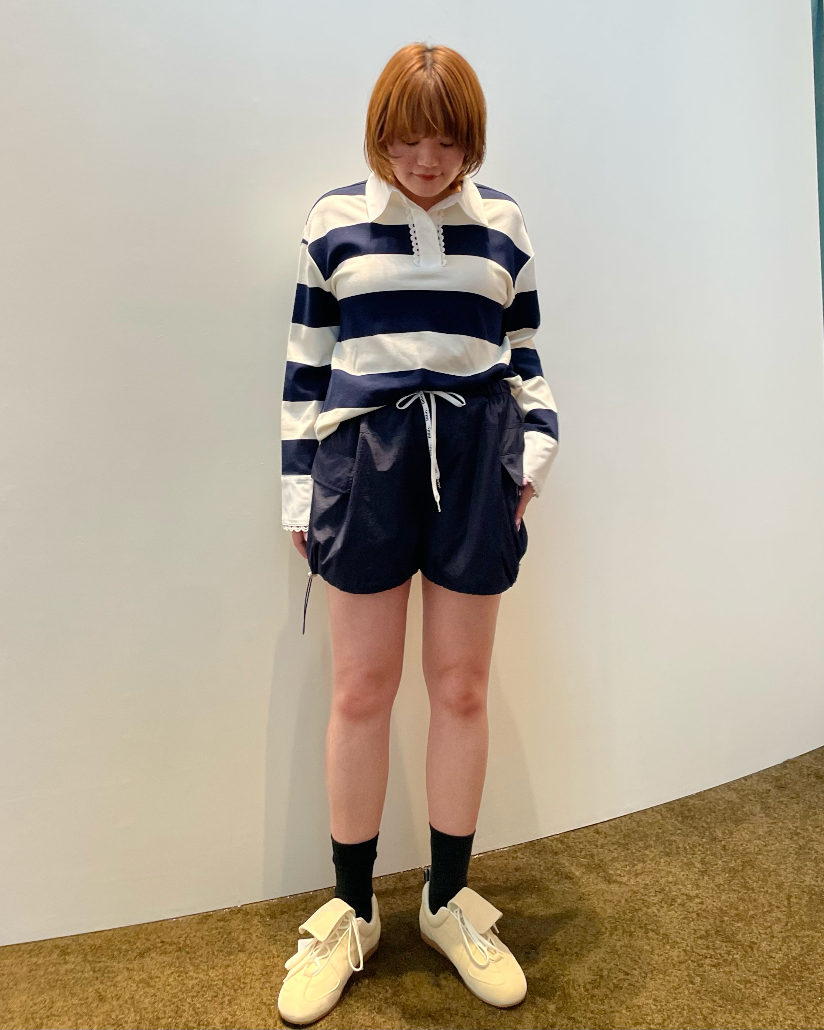 FRANCINE RUGBY TOP/166cm/着用サイズF