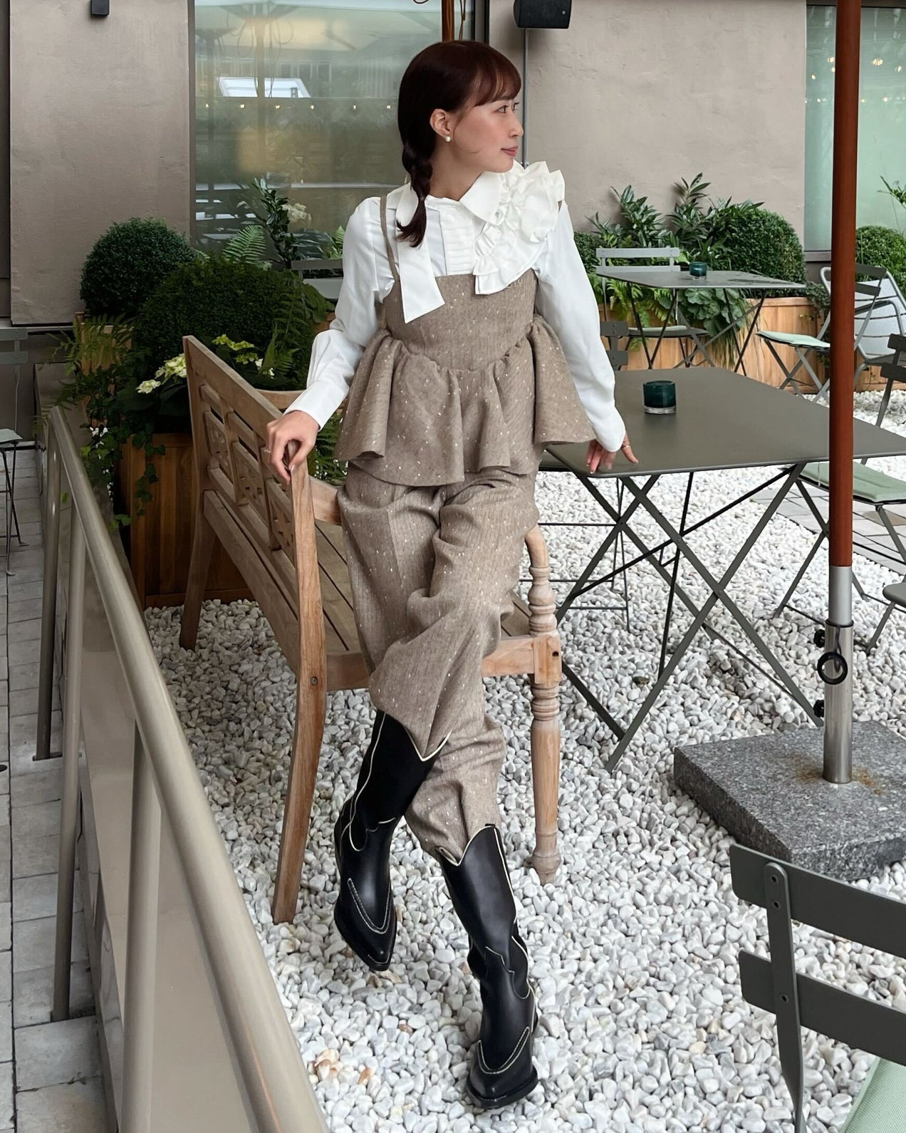 SONNET BLOUSE/167cm/着用サイズF