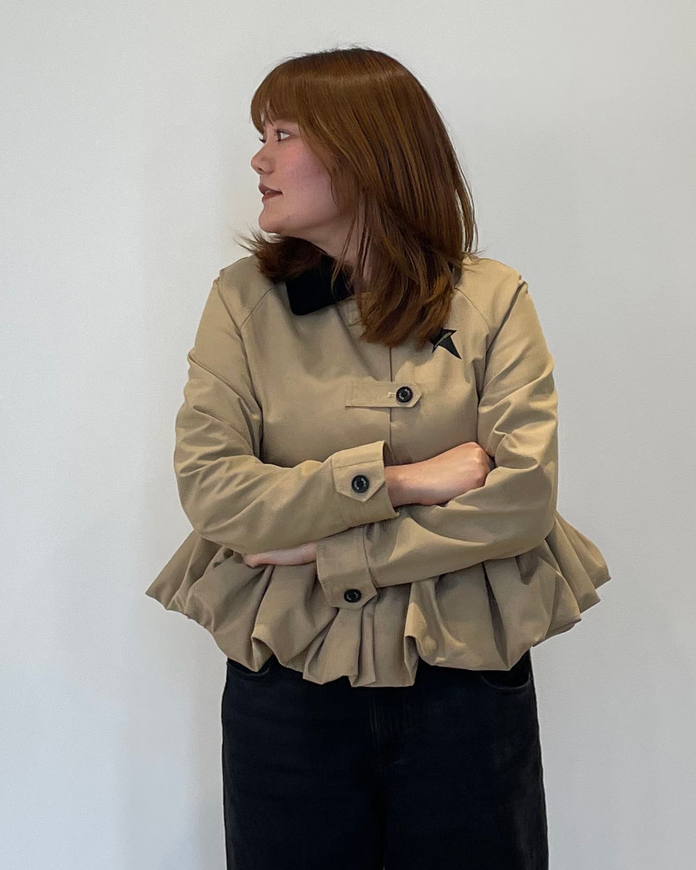 BIBIY. ★ PEPURAMU JACKET/166cm/着用サイズF
