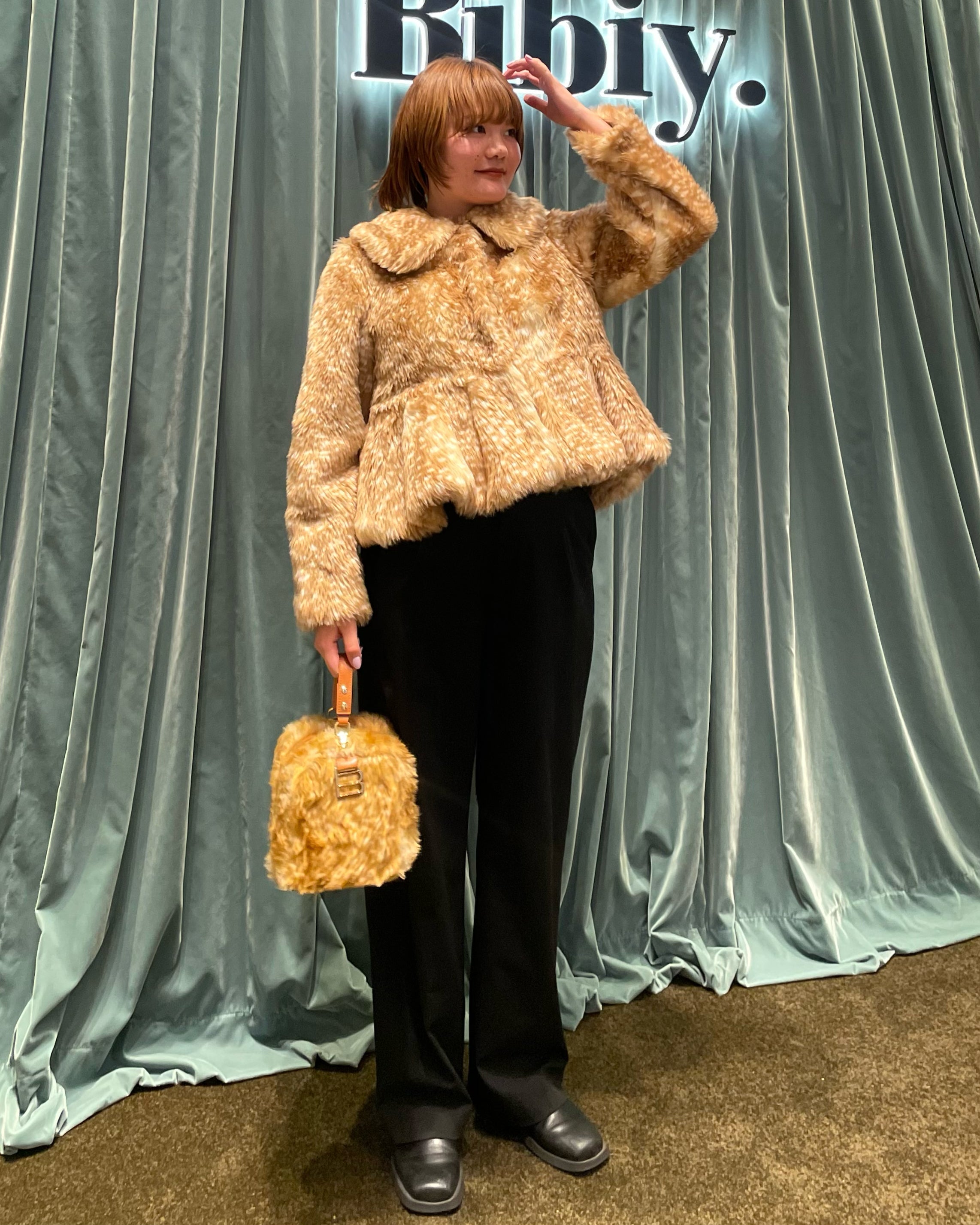 DORA PEPURAMU FUR COAT/166cm/着用サイズF