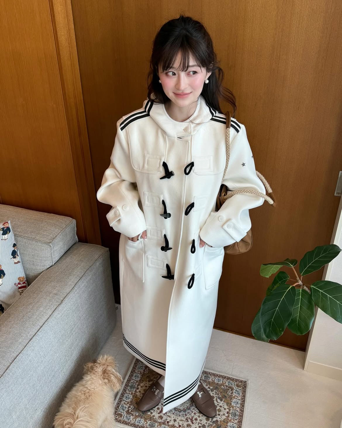 CHARLENE DUFFLE COAT/158cm/着用サイズF