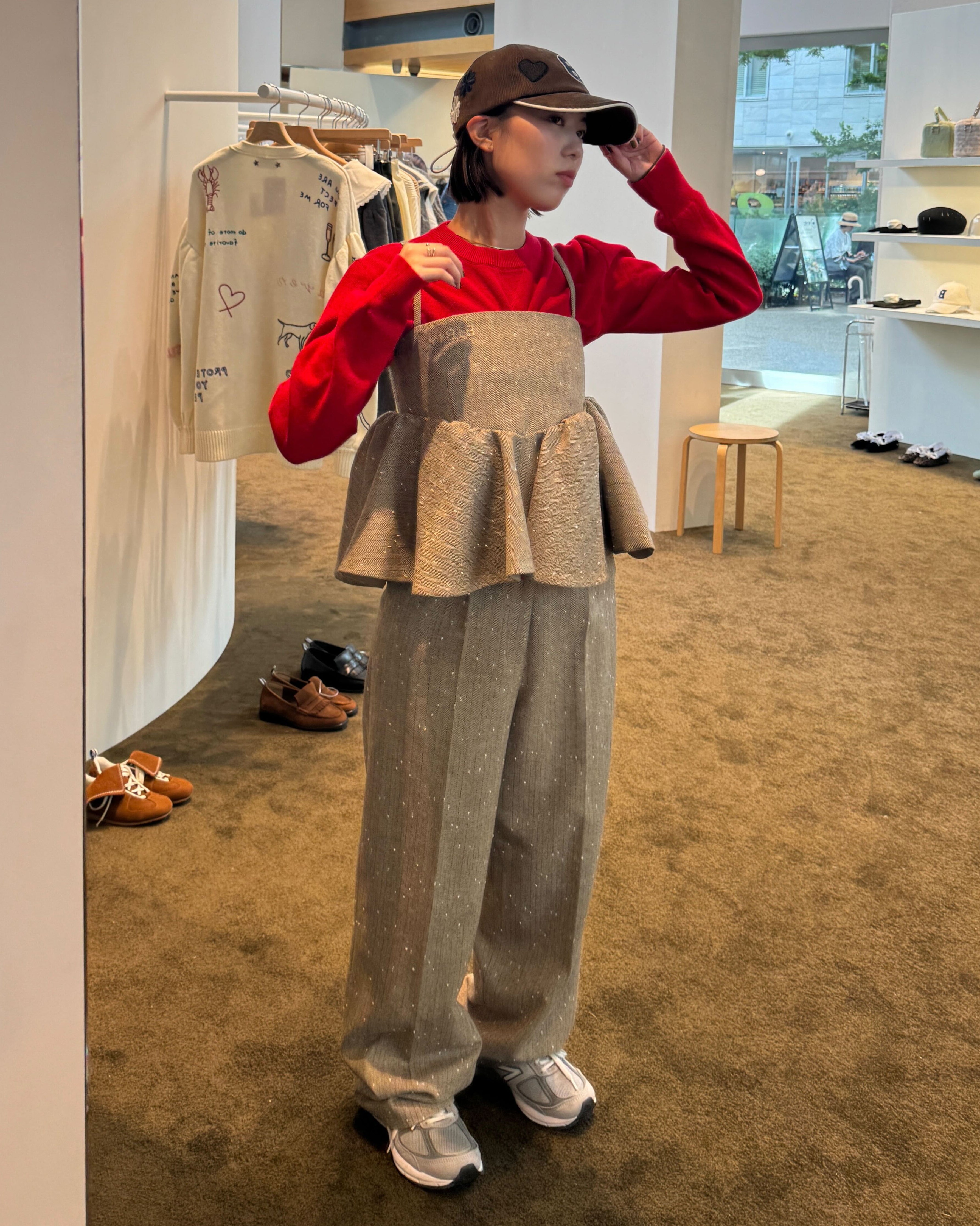 B. CLUB KNIT/155cm/着用サイズS