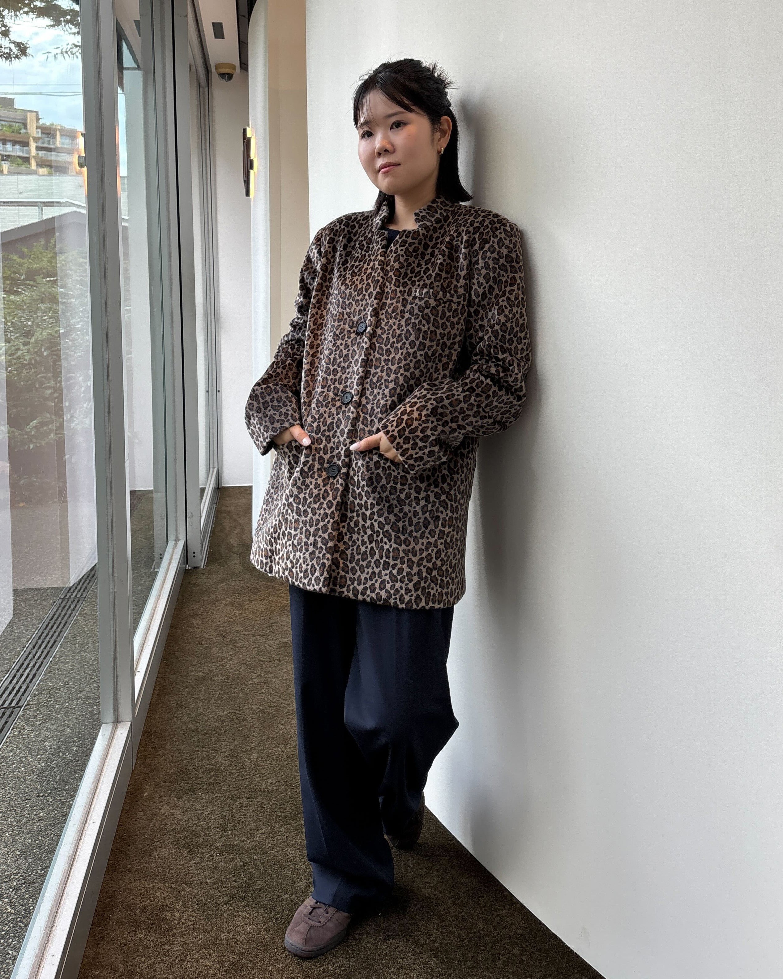 BIBIY. CLUB LEOPARD JACKET/159cm/着用サイズF