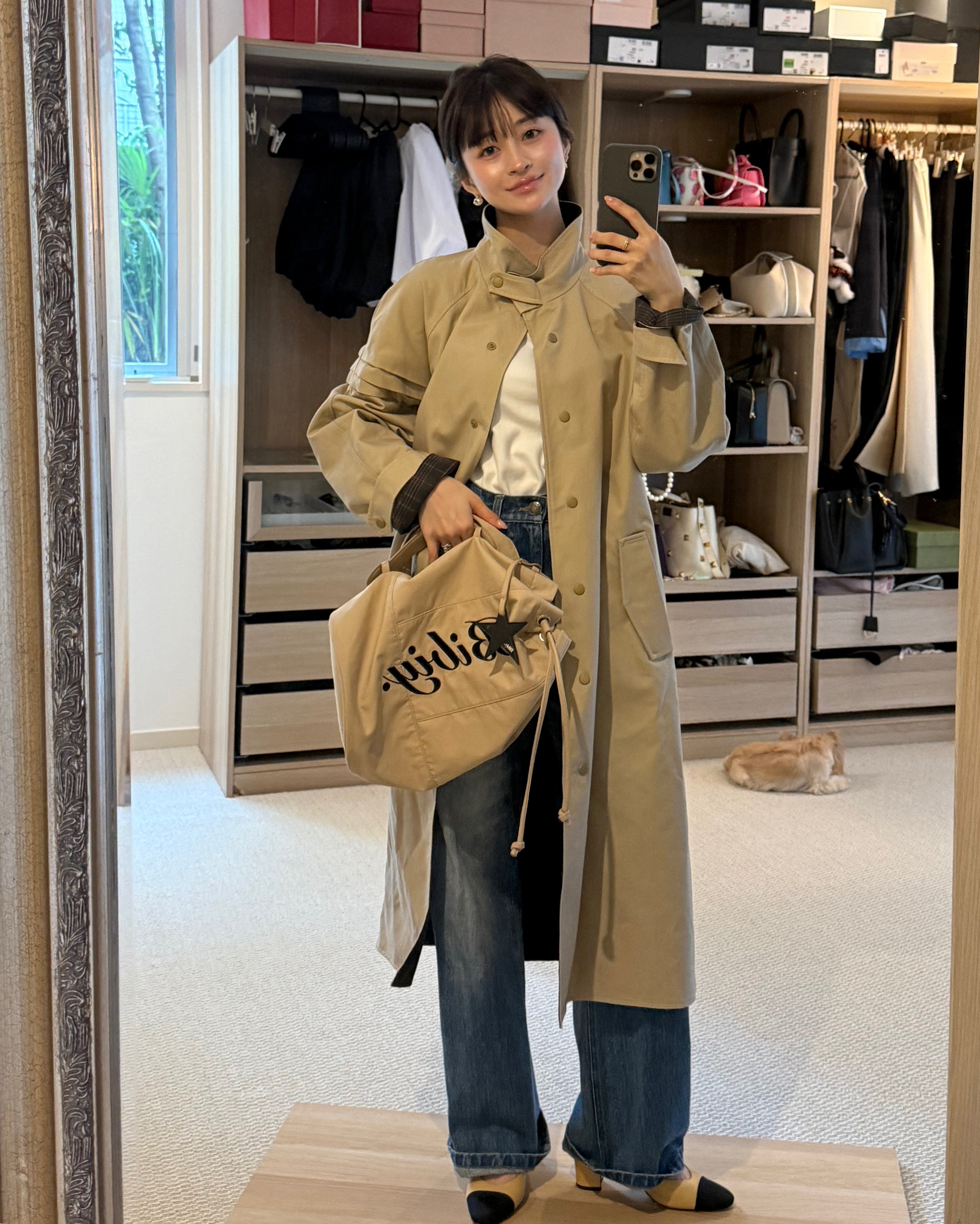 LIV REVERSIBLE COAT/158cm/着用サイズF