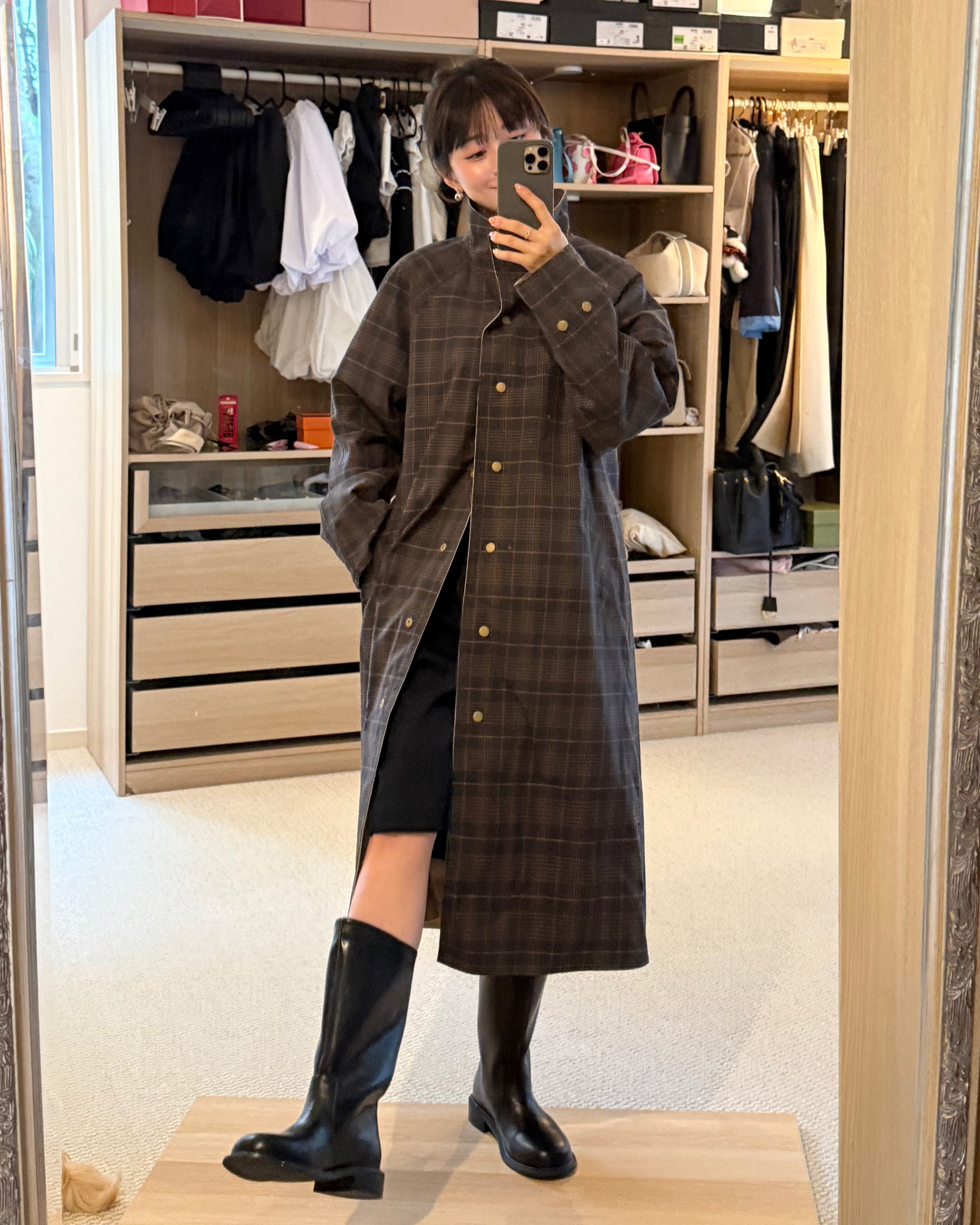 LIV REVERSIBLE COAT/158cm/着用サイズF