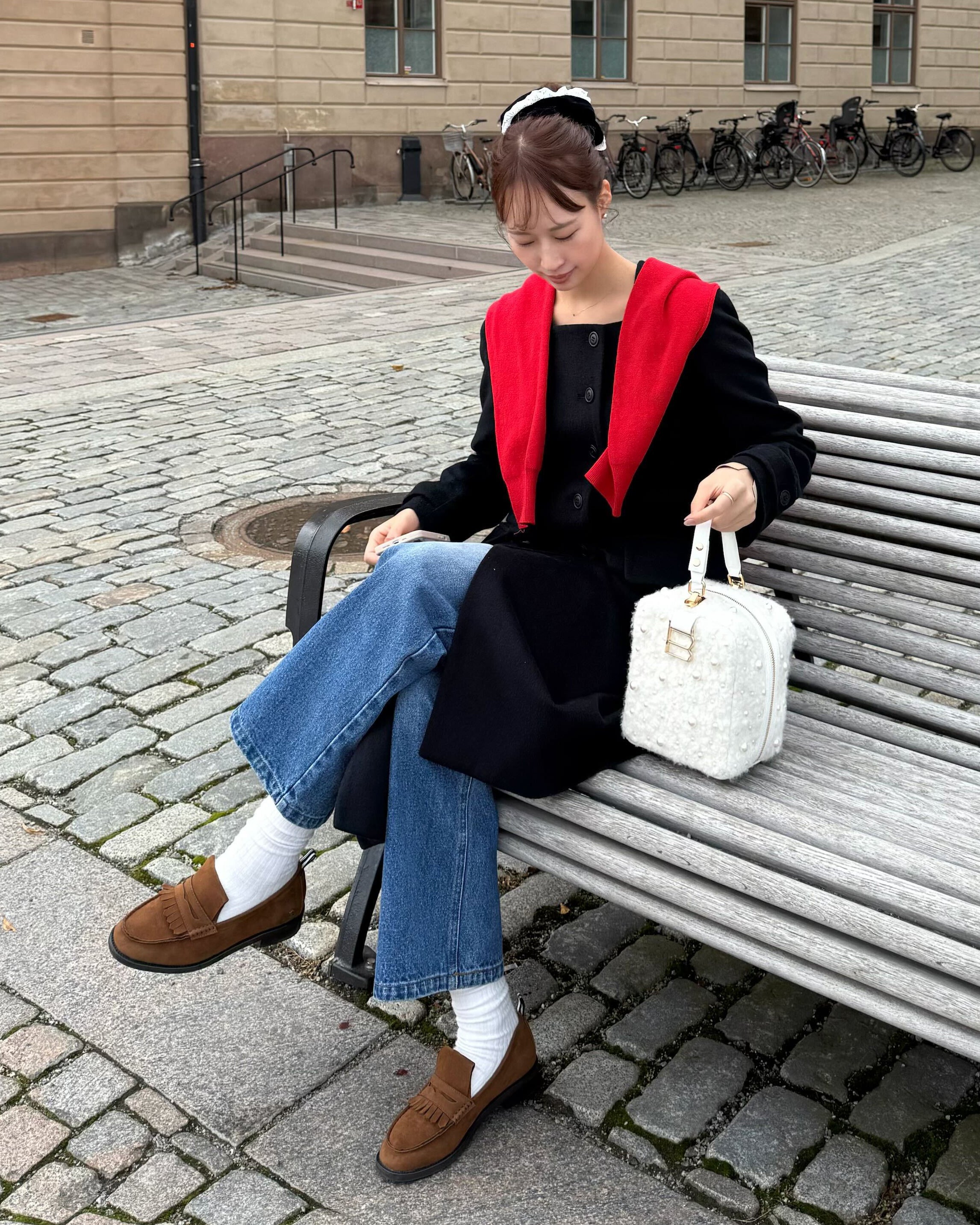 BIBIY. DAILY DENIM/167cm/着用サイズF
