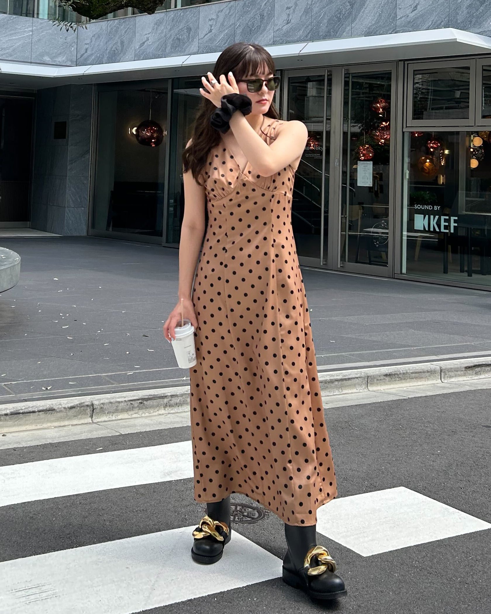 BETTY DOT DRESS/160cm/着用サイズS