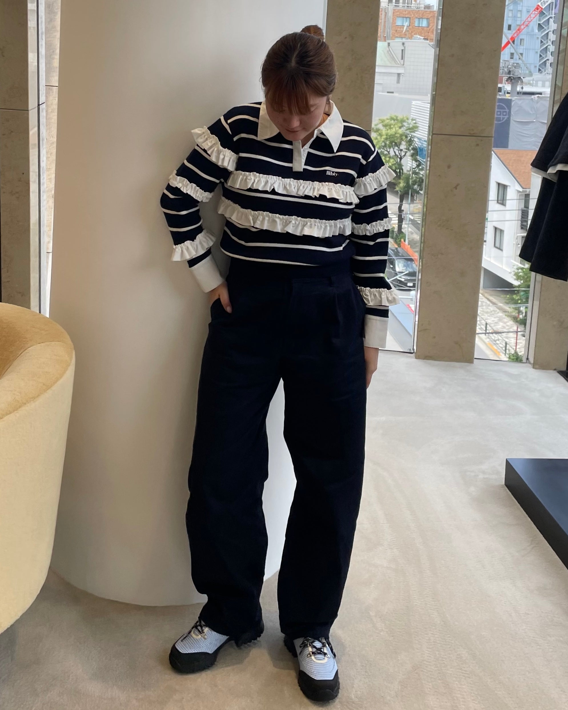 JAMIE FRILL KNIT/166cm/着用サイズF