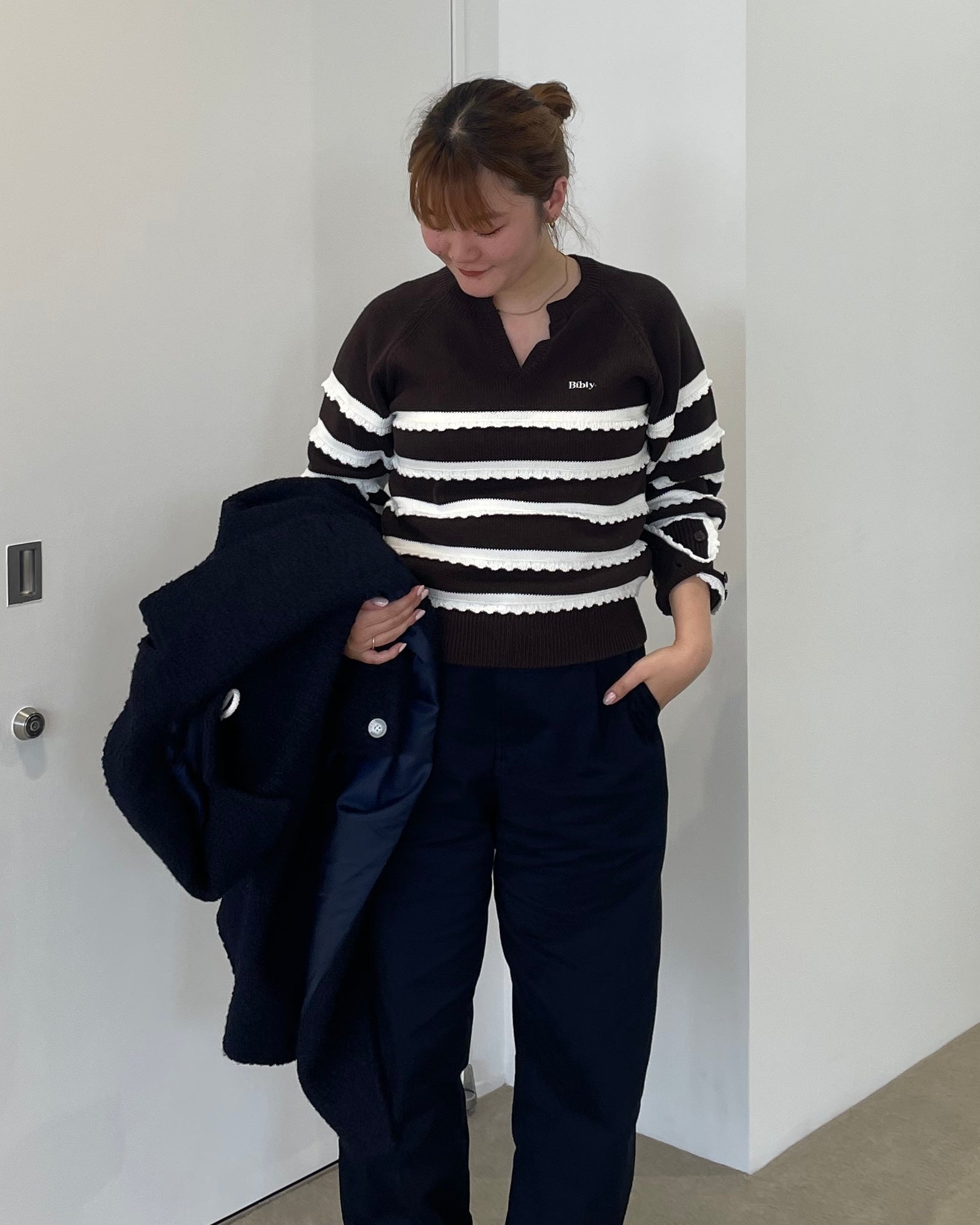VIENNA RUFFLE KNIT/166cm/着用サイズF