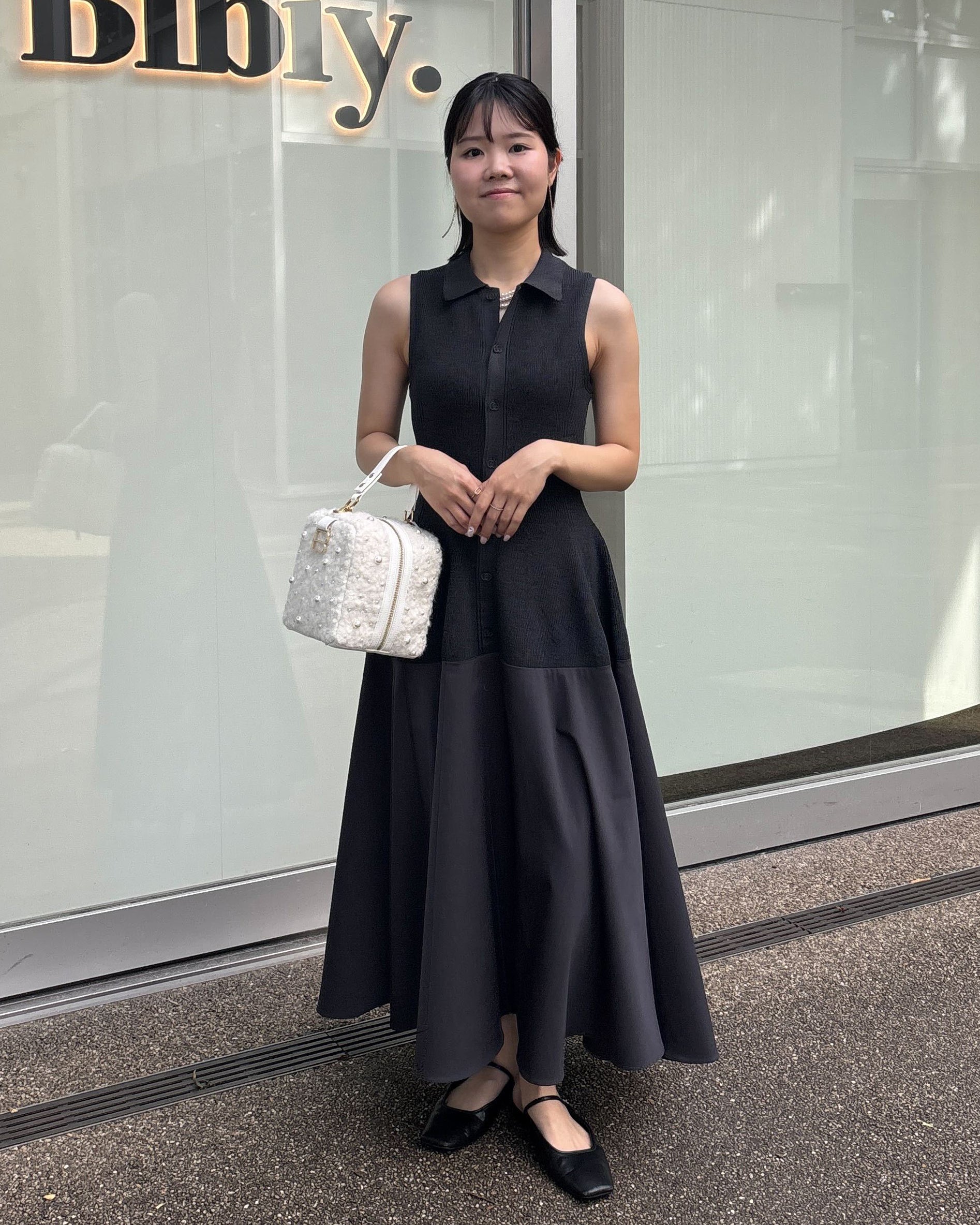 BIBIY. MADE | MIRIAM DRESS GRAY｜Bibiy.
