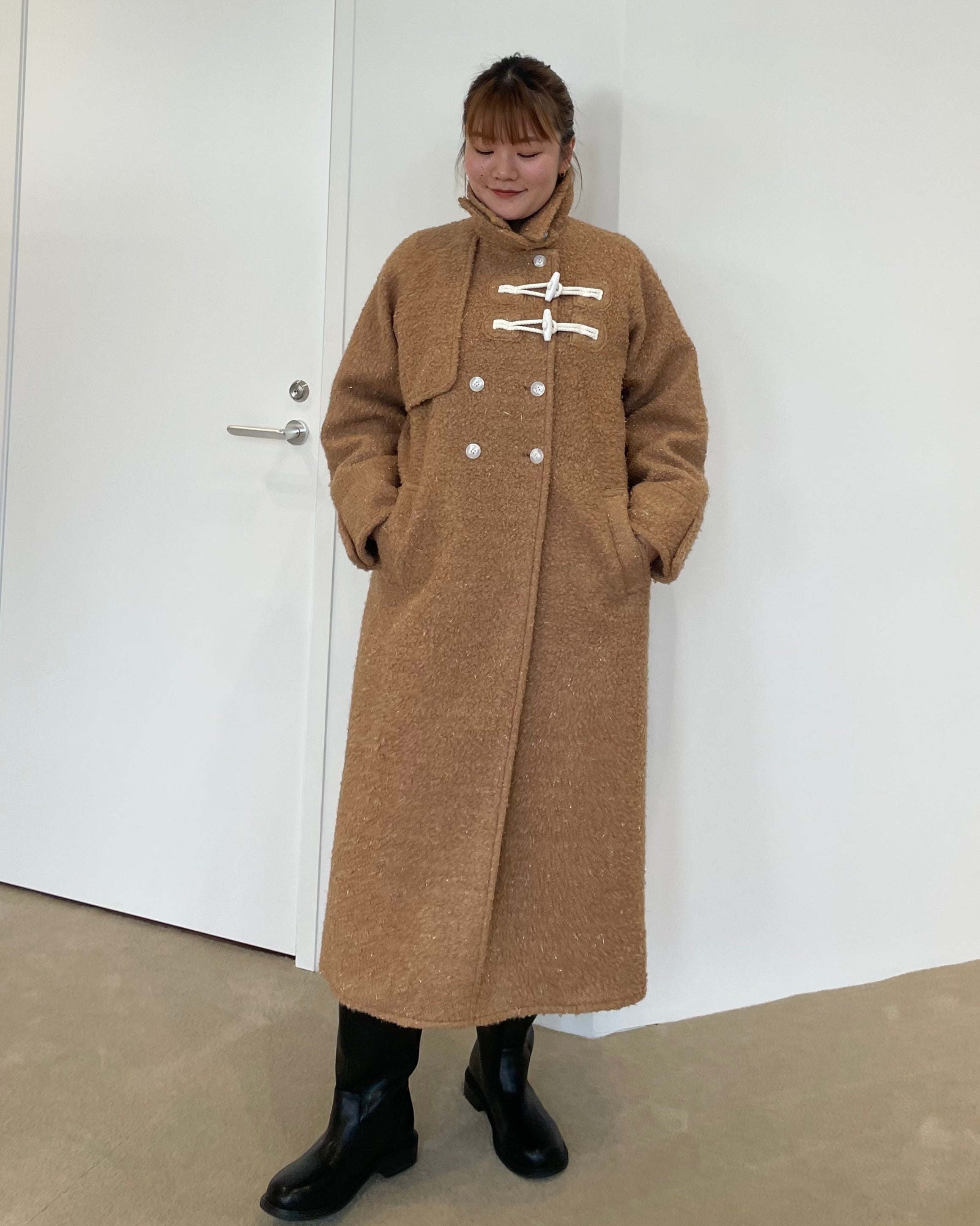 MANON DUFFLE COAT/166cm/着用サイズF