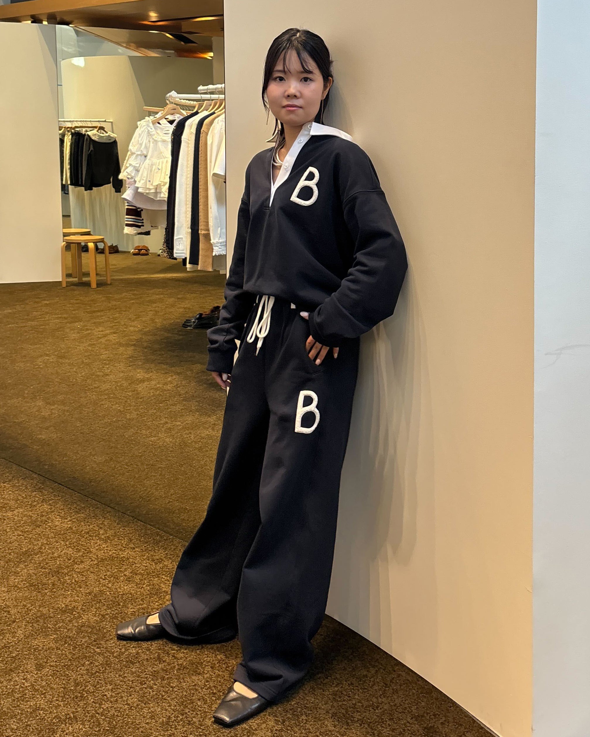 B. CLUB PREPPY TOP/159cm/着用サイズF
