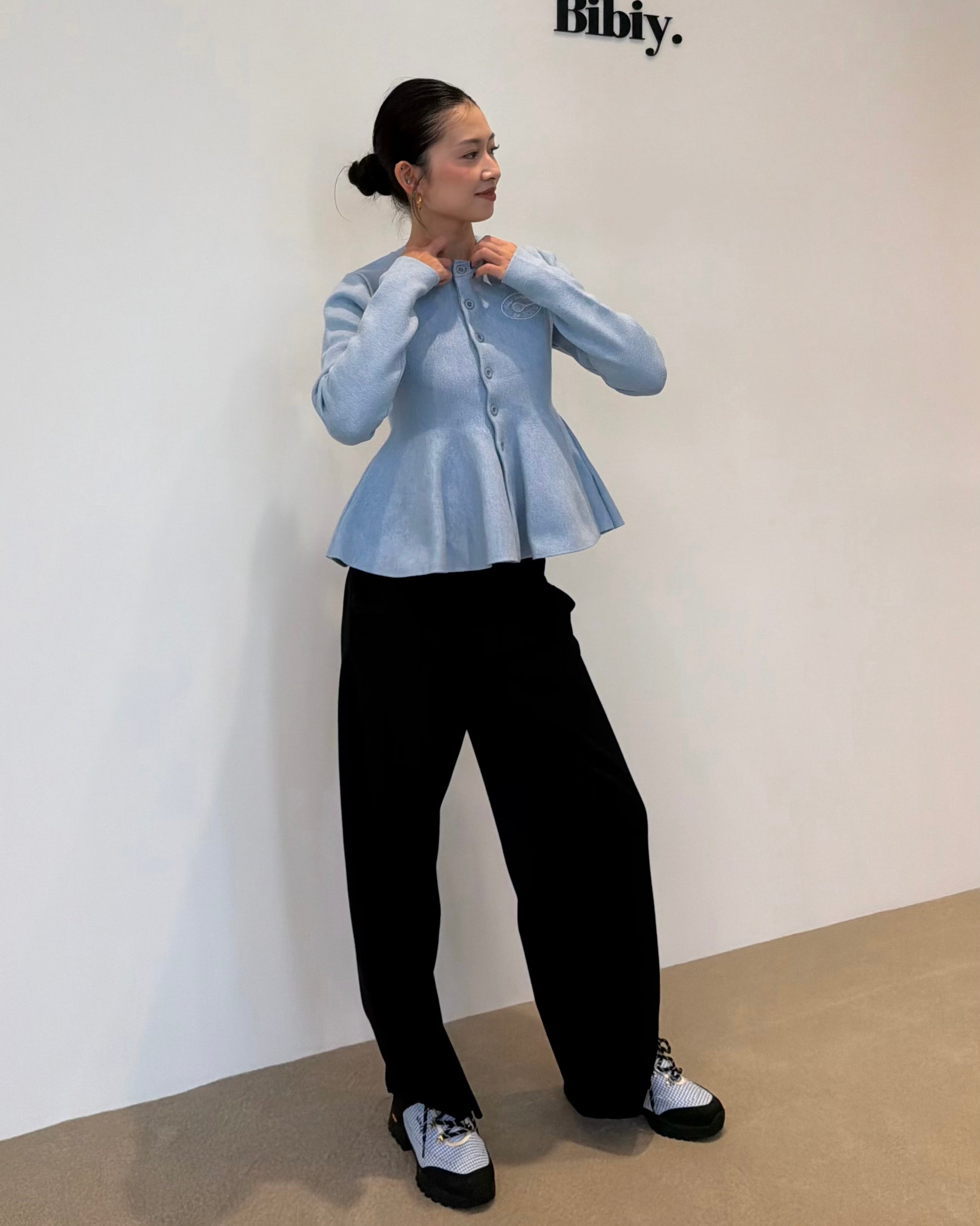 BIBIY. TENNIS CLUB CARDIGAN/164cm/着用サイズF