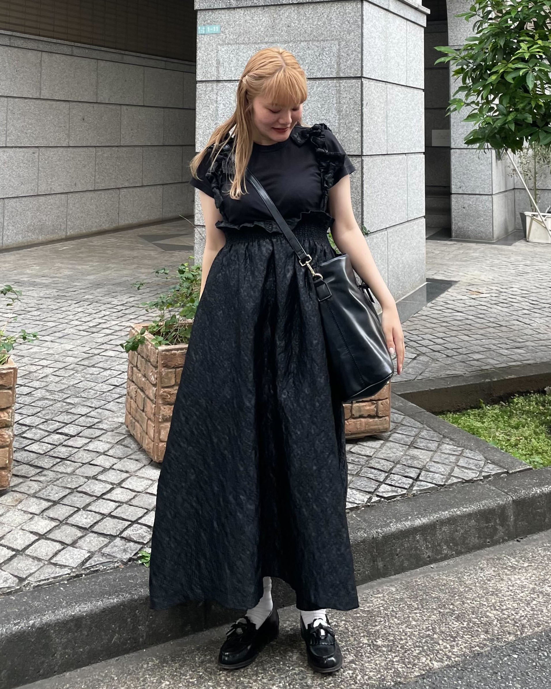 MIMI RIBBON SKIRT/166cm/着用サイズF