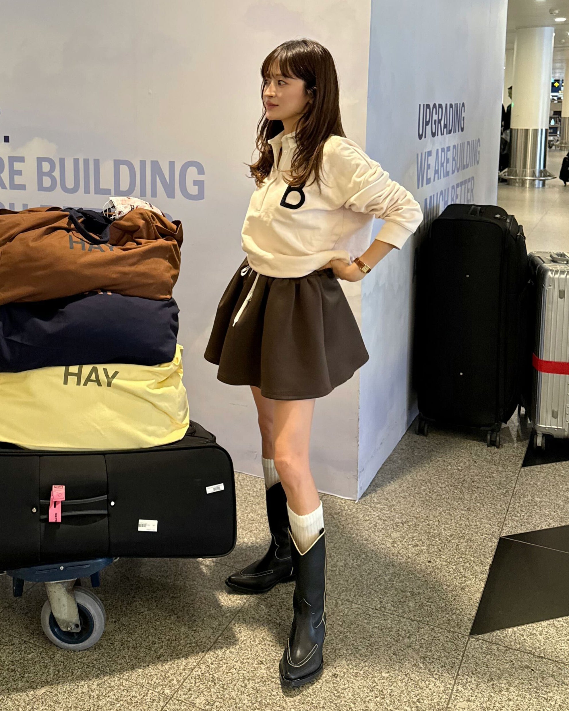 B. CLUB PREPPY TOP/158cm/着用サイズF